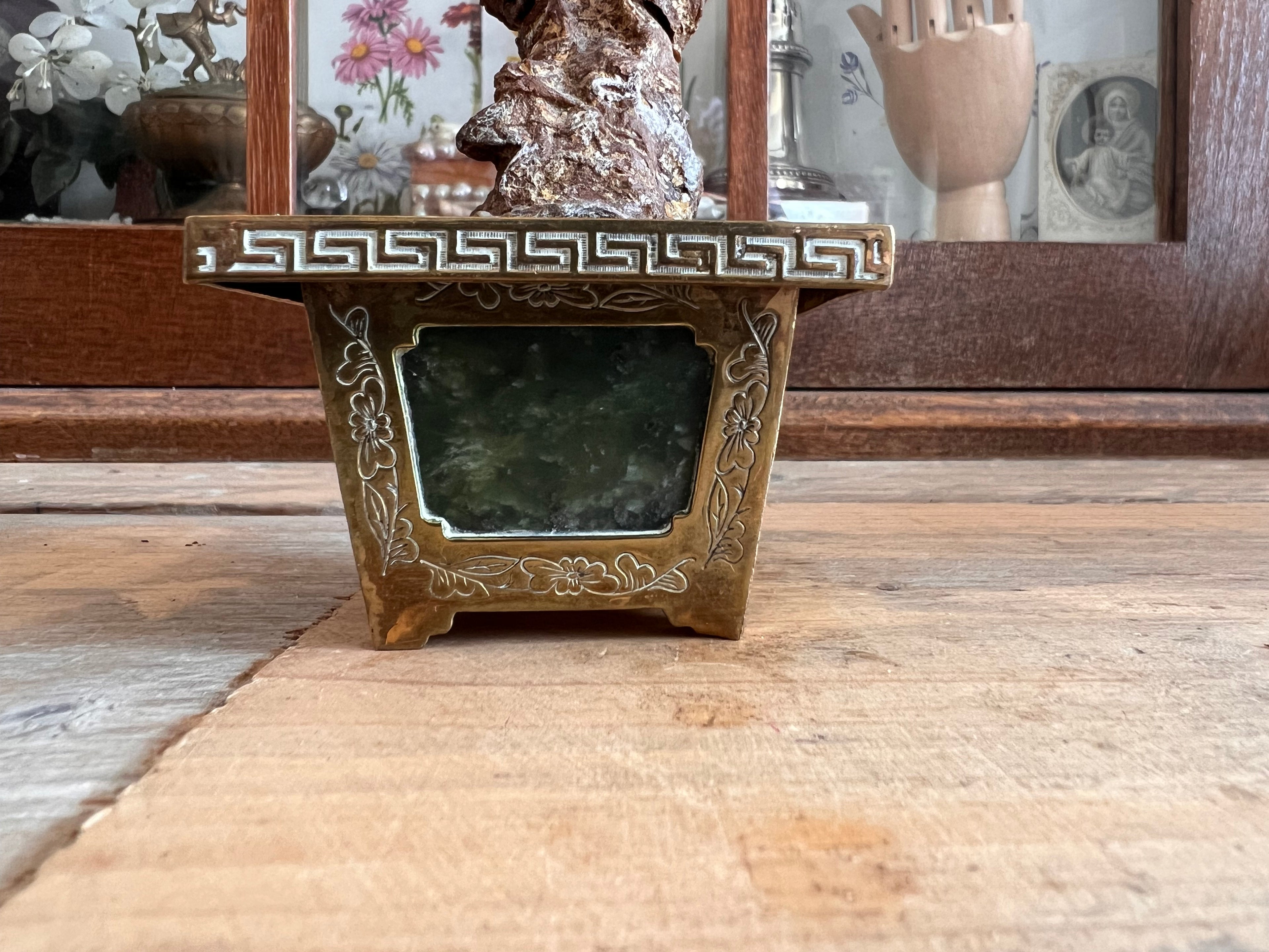 Vintage edelsteen boom agaat
