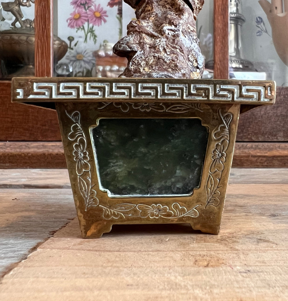 Vintage edelsteen boom agaat