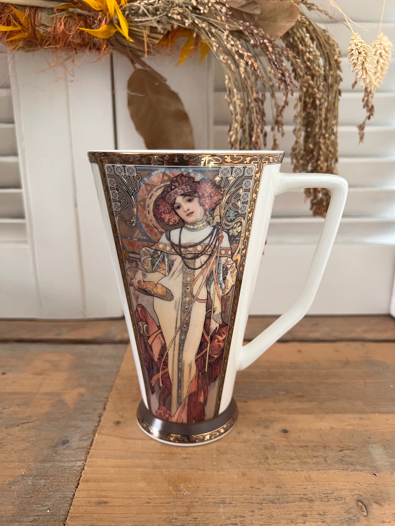 Mucha Autumn 1900 by Goebel
