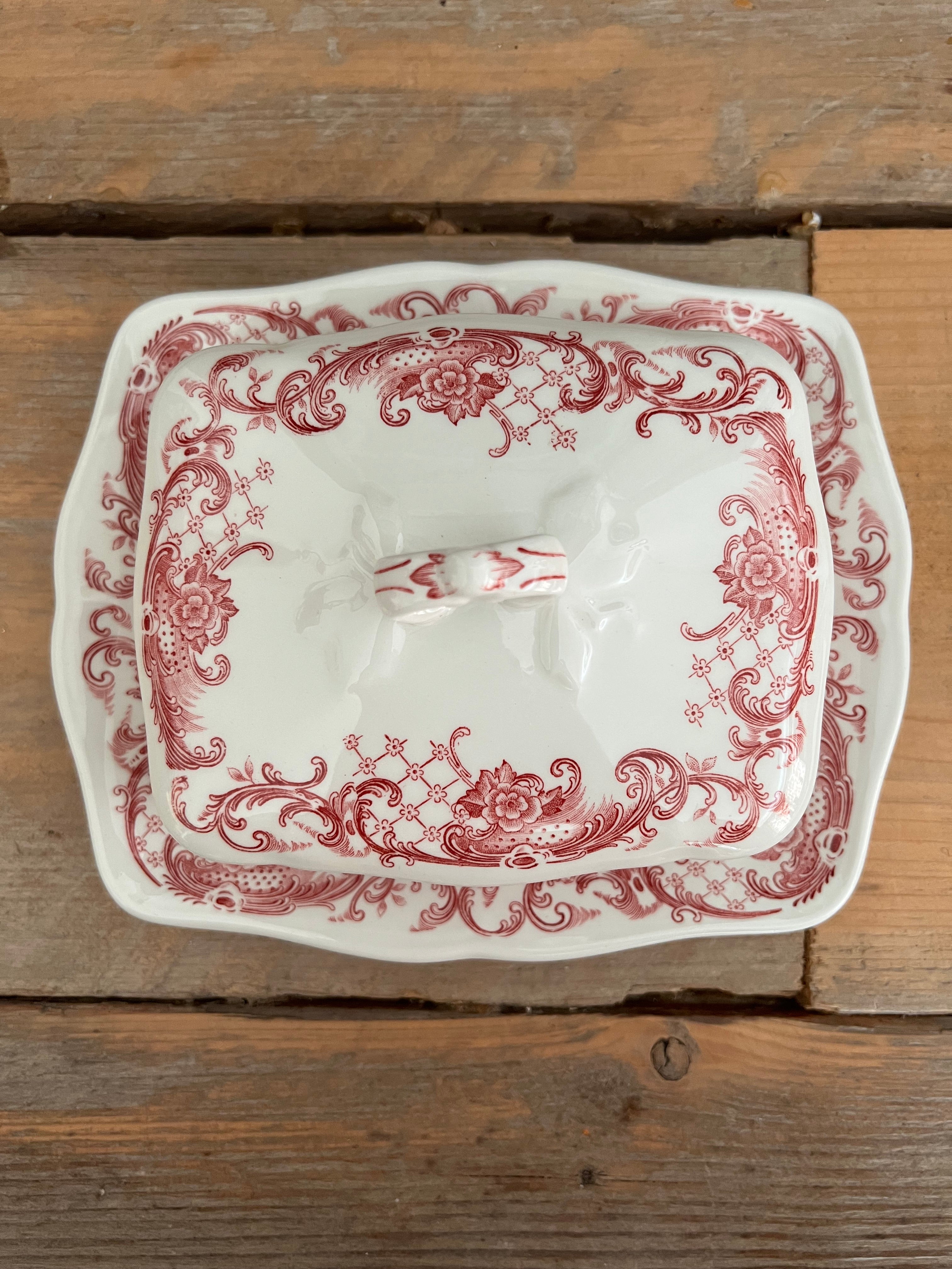 Villeroy and Boch Valeria botervloot rood