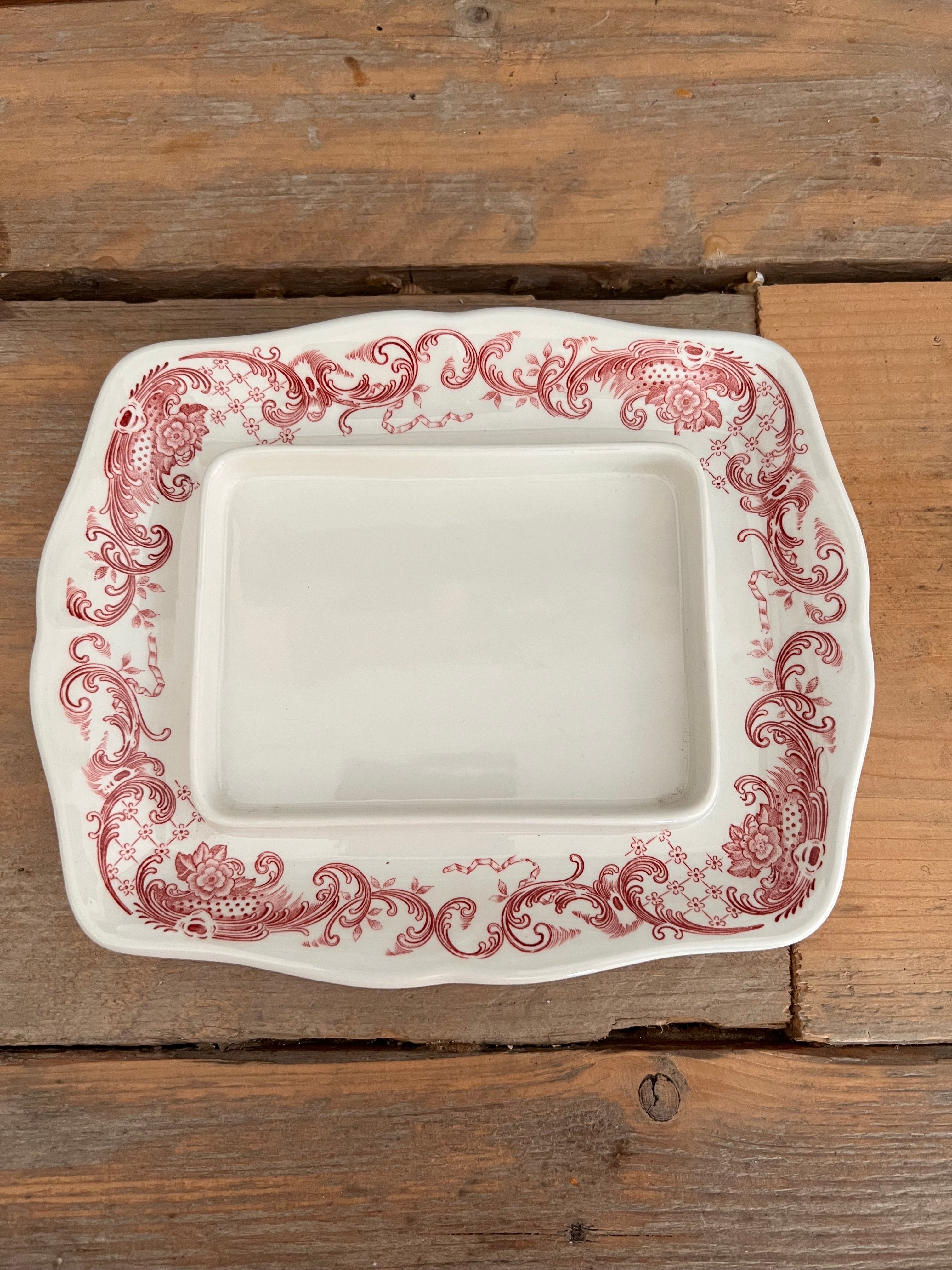 Villeroy and Boch Valeria botervloot rood