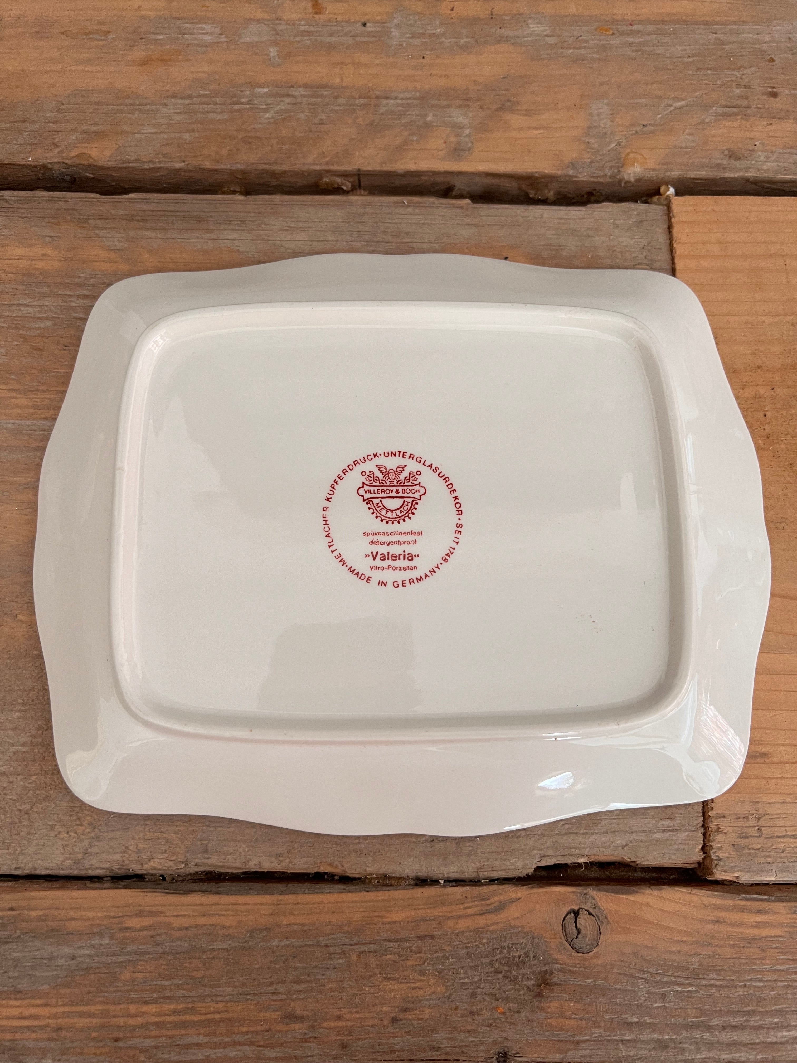 Villeroy and Boch Valeria botervloot rood