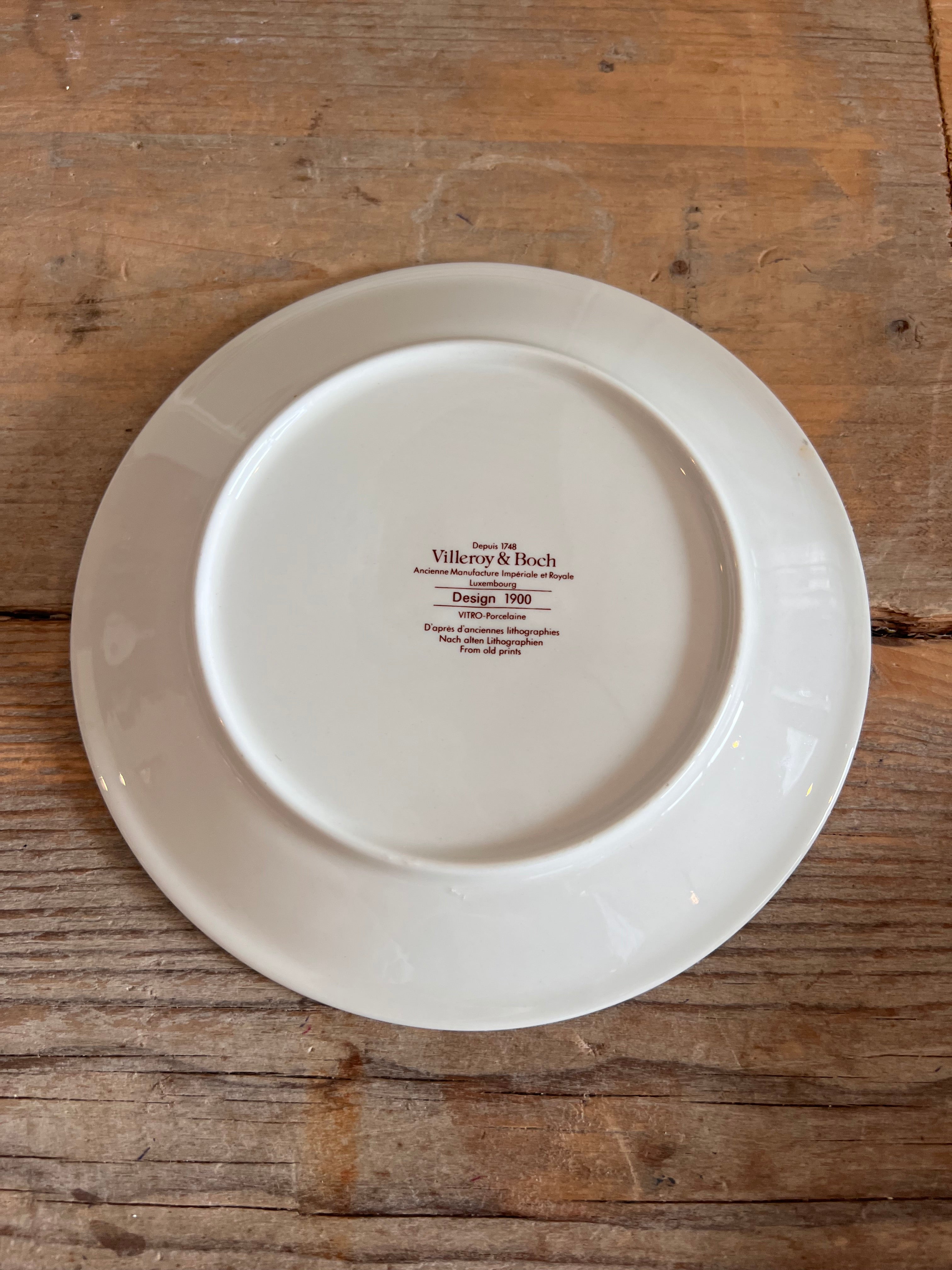 Villeroy & Boch dessertbordje, Design 1900 serie bordje, Gerda Wegener illustratie, art deco stijl bordje, exclusief dessertbord, Villeroy &Boch design bord, kunstzinnig servies, collectie dessertbord, luxe dessertbordje, vintage design bord, Saut de Lit No. 2