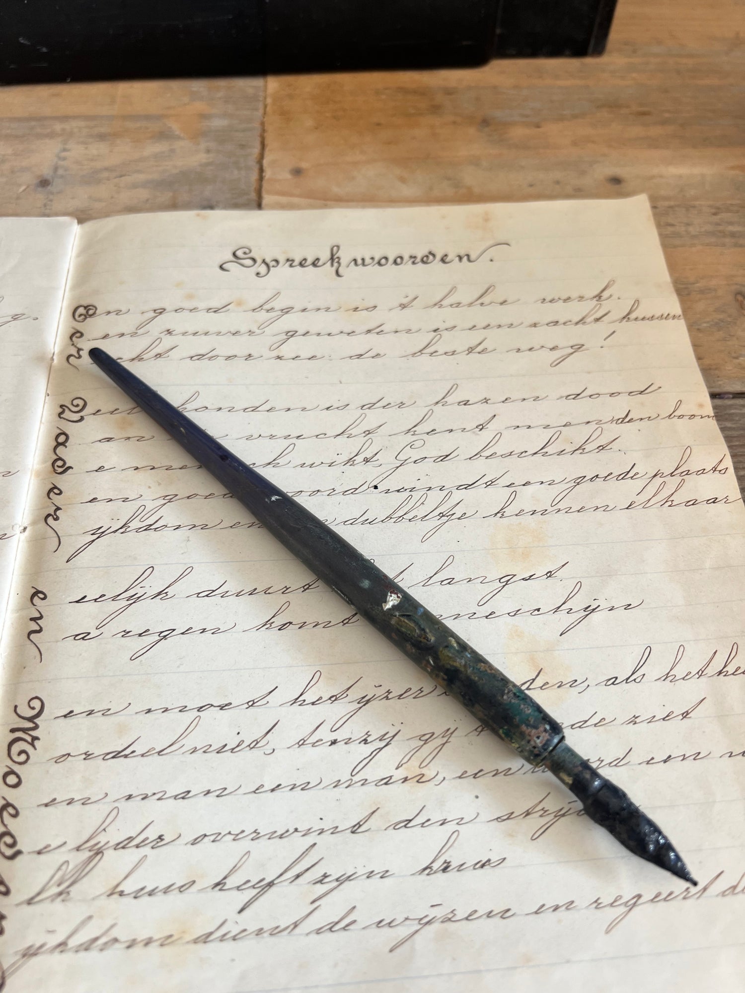 Kroontjespen intens gebruikt