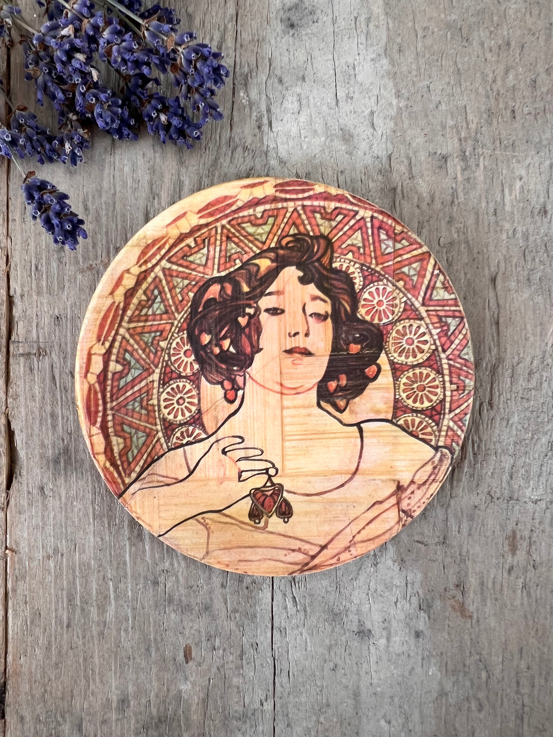 Mucha bamboo bowl