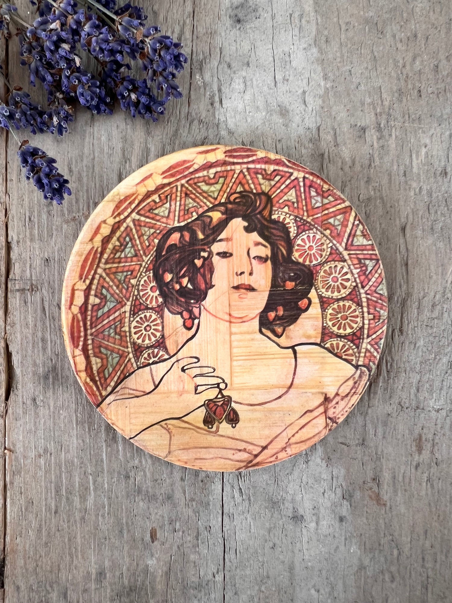 Mucha bamboo bowl