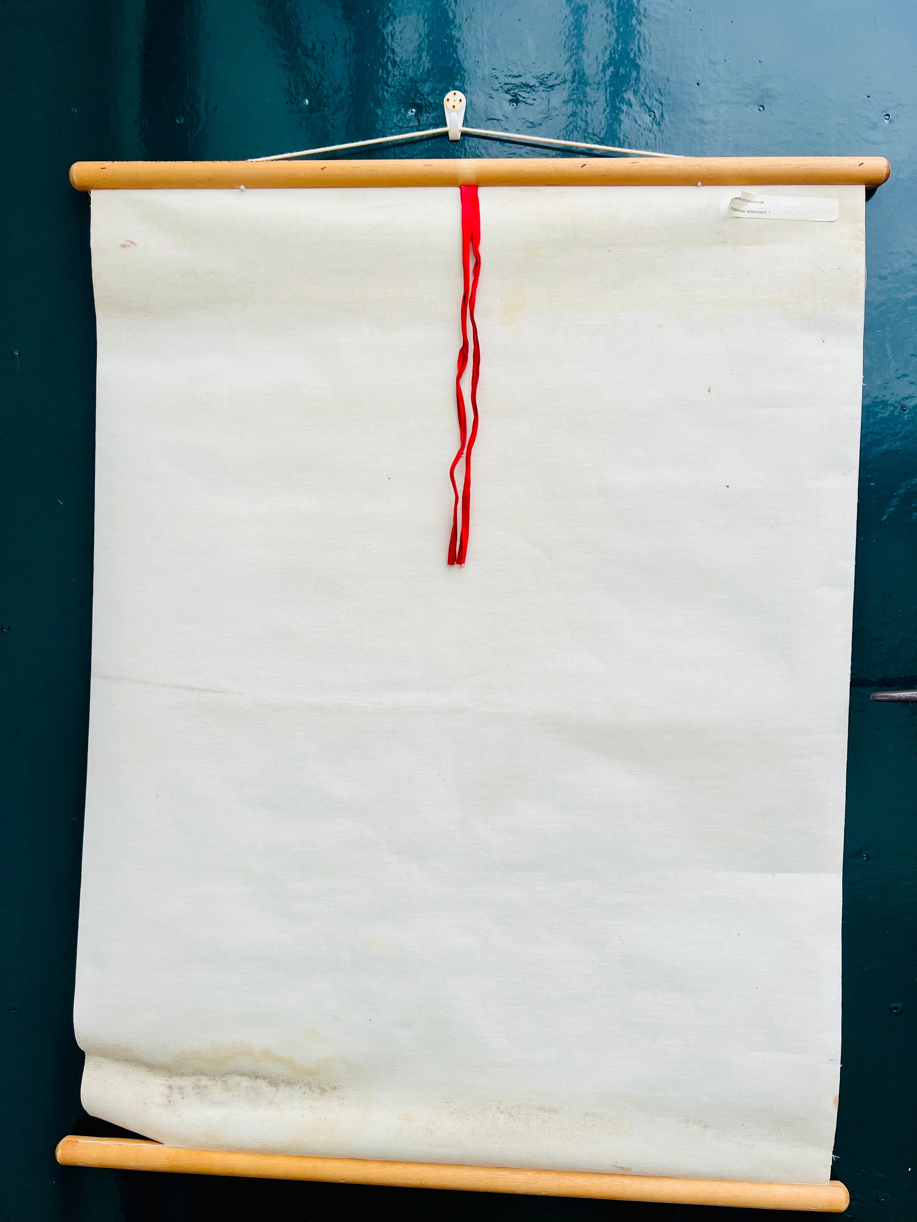 Klassikale Letterkaart - educatieve poster voor schrijven en cijfers