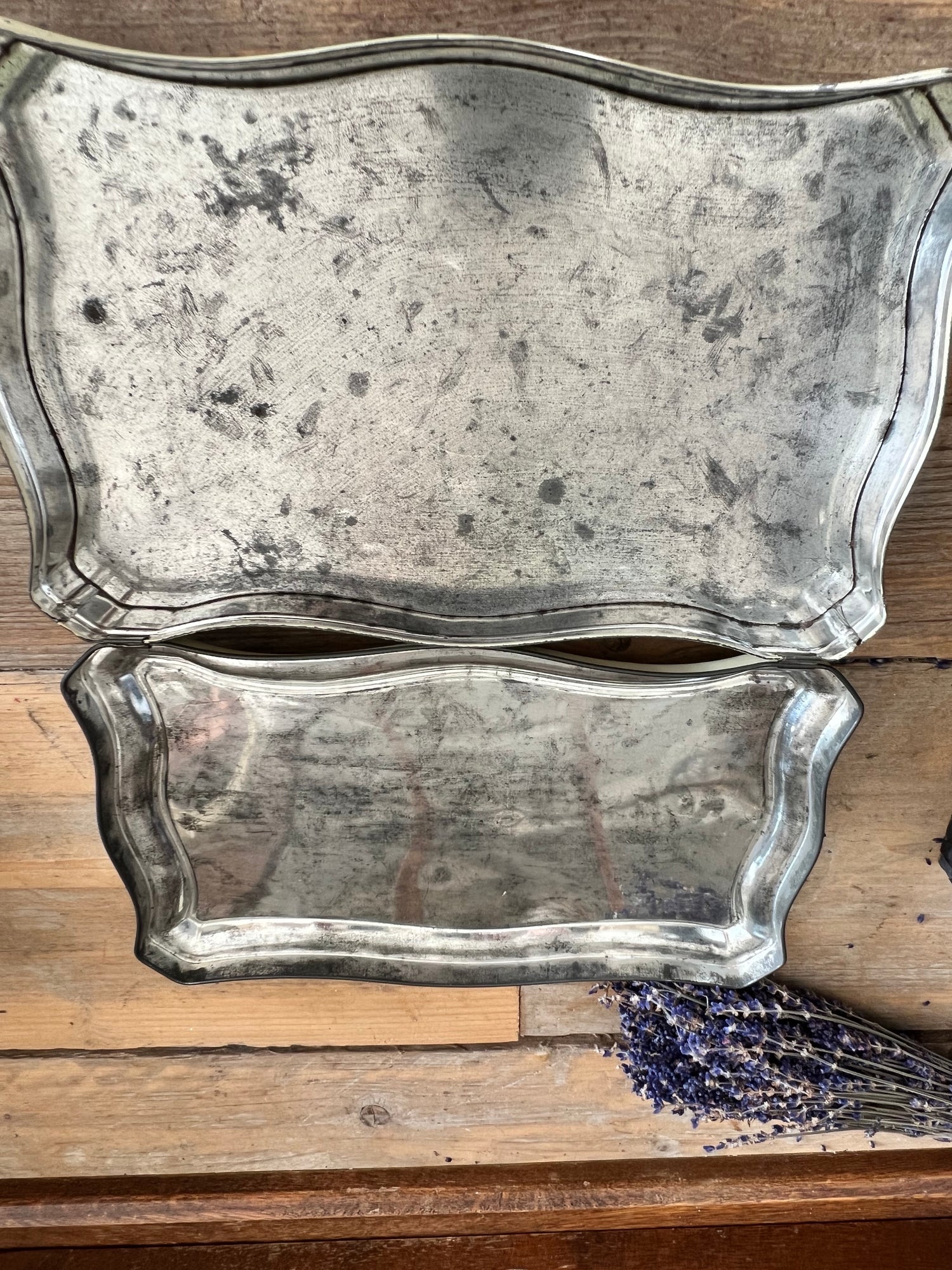 Droste blik met rozen