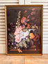 Bloemenprint in vintage lijst