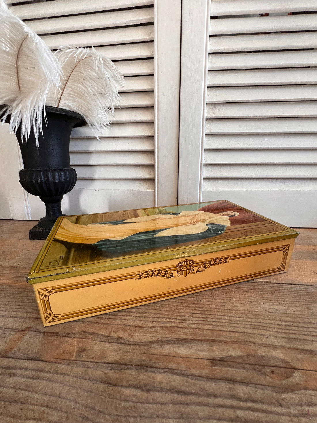 Decoratief blik met Koningin Astrid