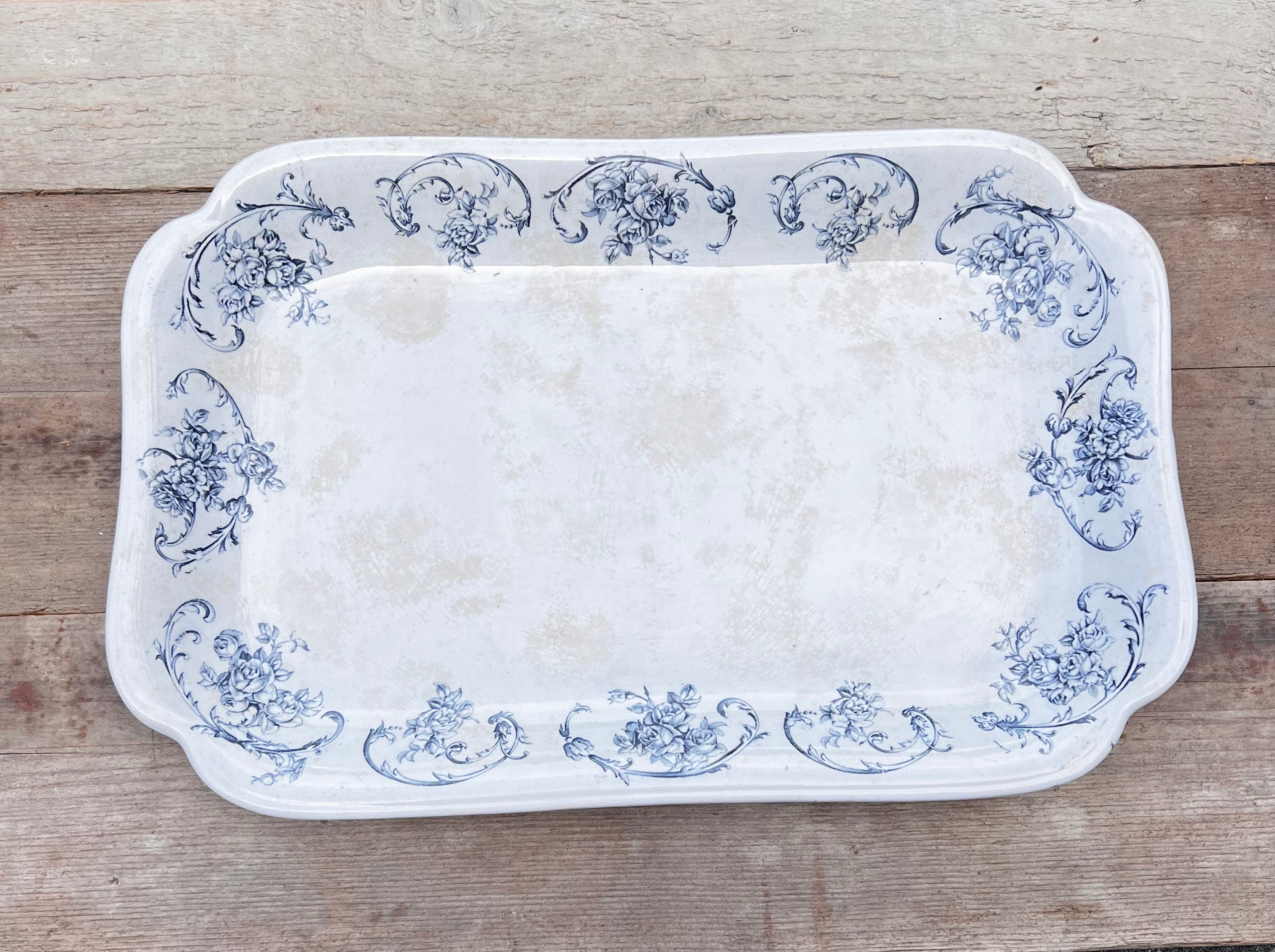Petrus Regout Ortus, Maastrichts aardewerk, antiek servies, blauwwit servies,petrus regout ortus