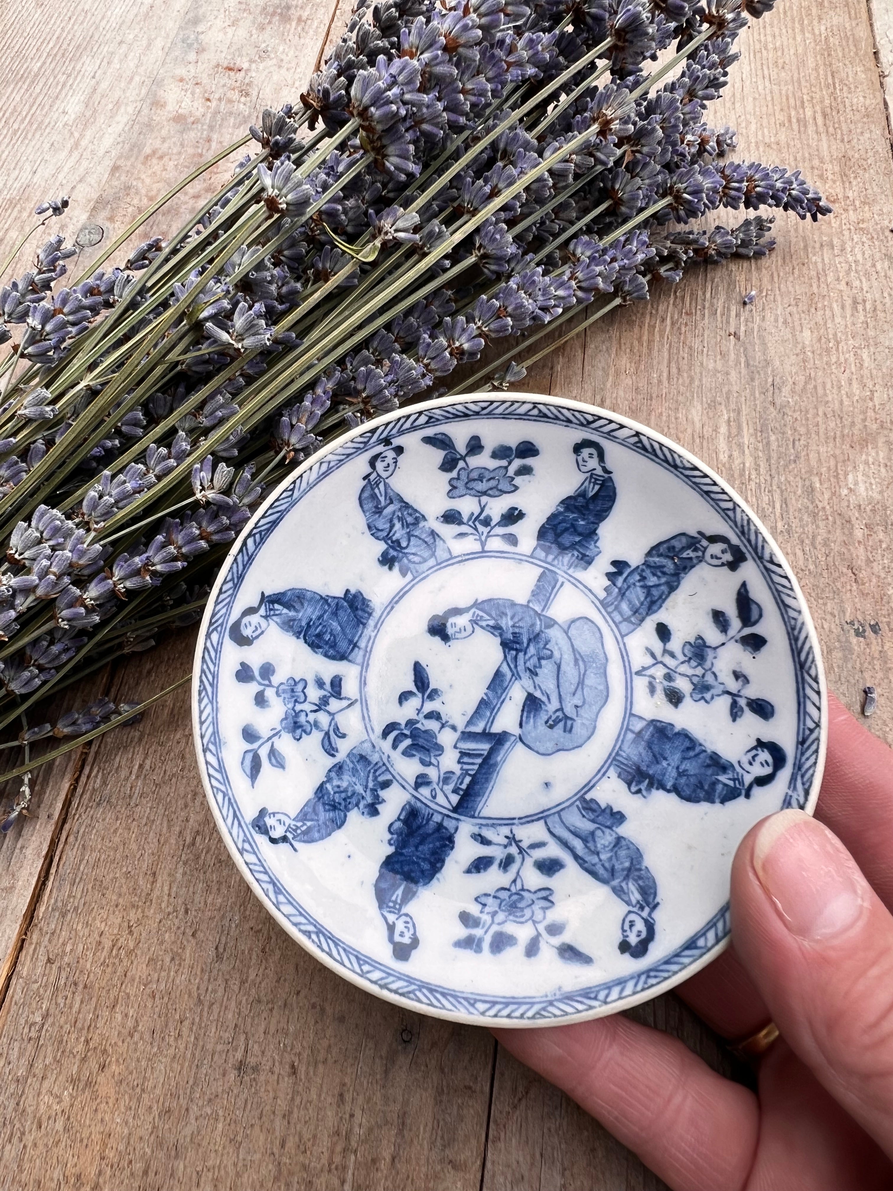 Kangxi stijl schotel "Lange Lijs" uit ca. 1900