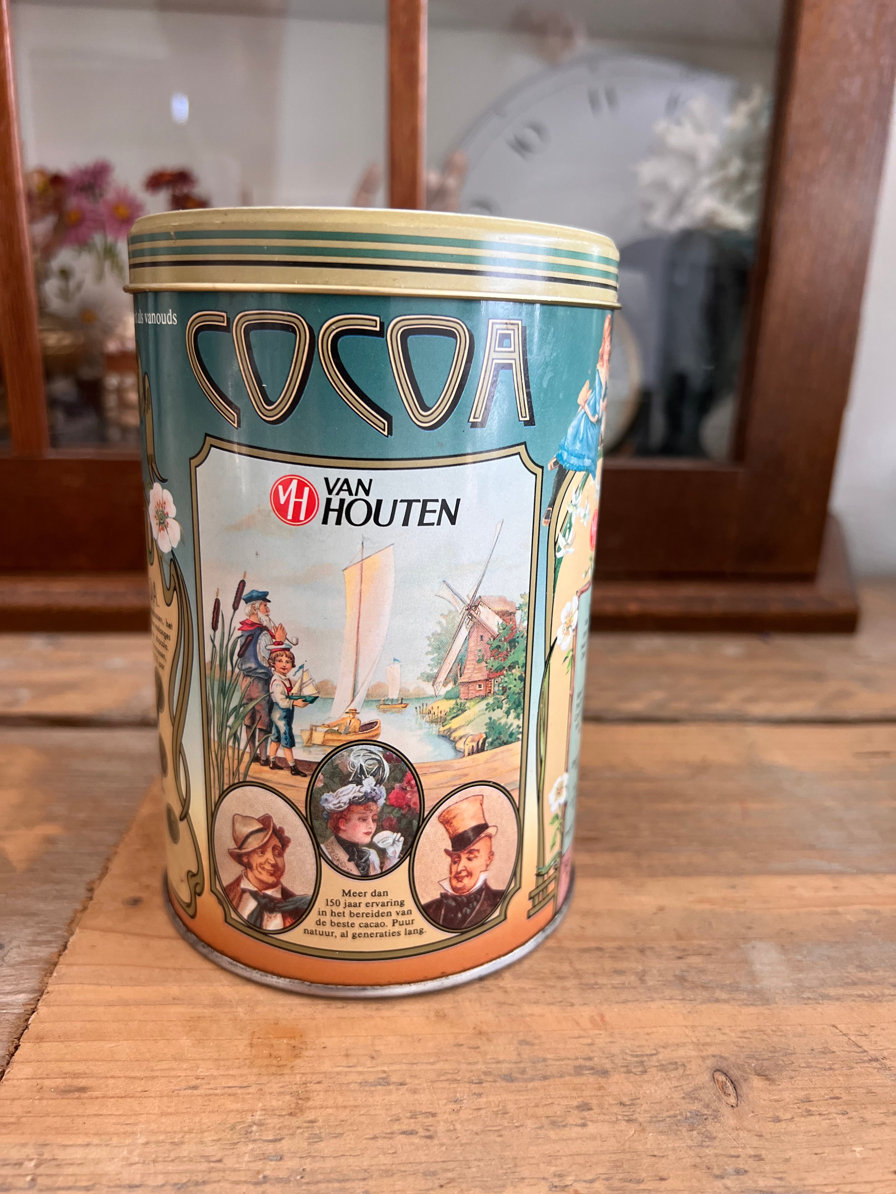 Cacao blik Van Houten