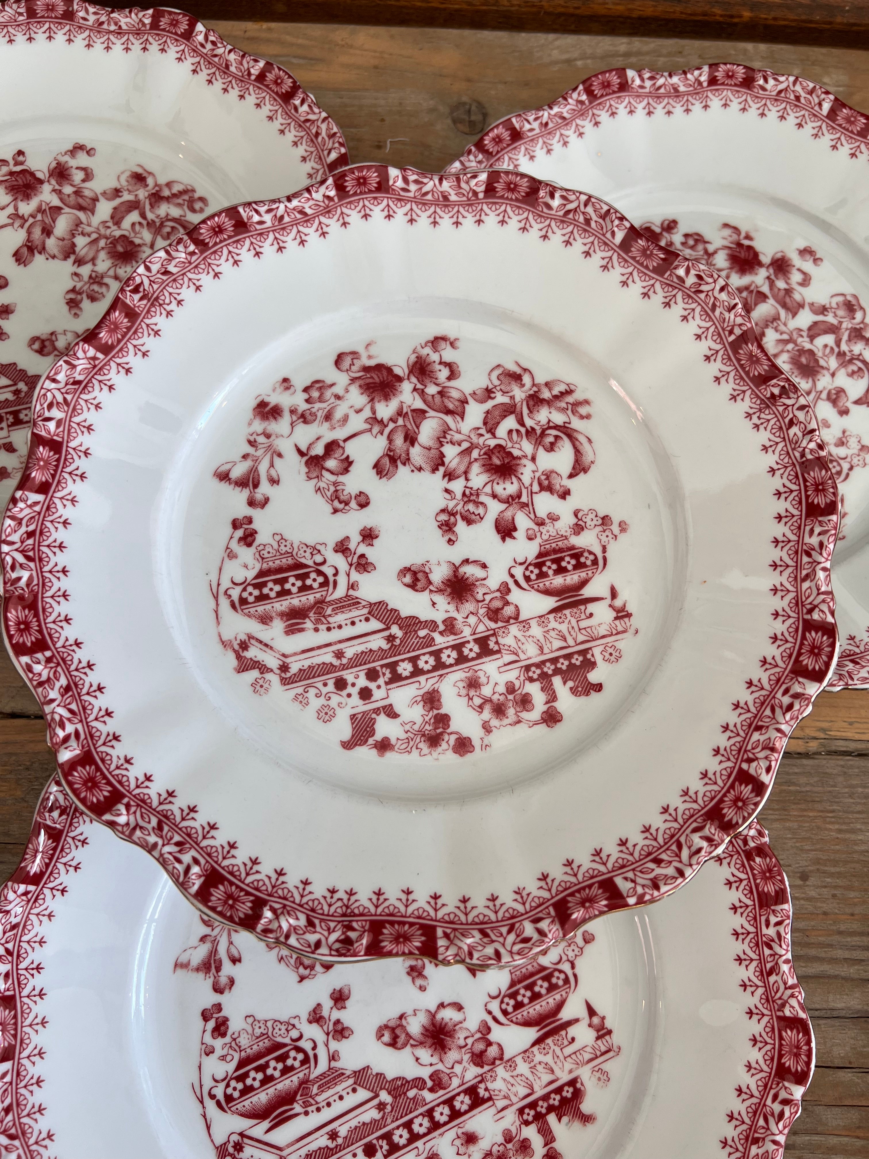 Ontbijtborden Seltmann Weiden Theresia rood