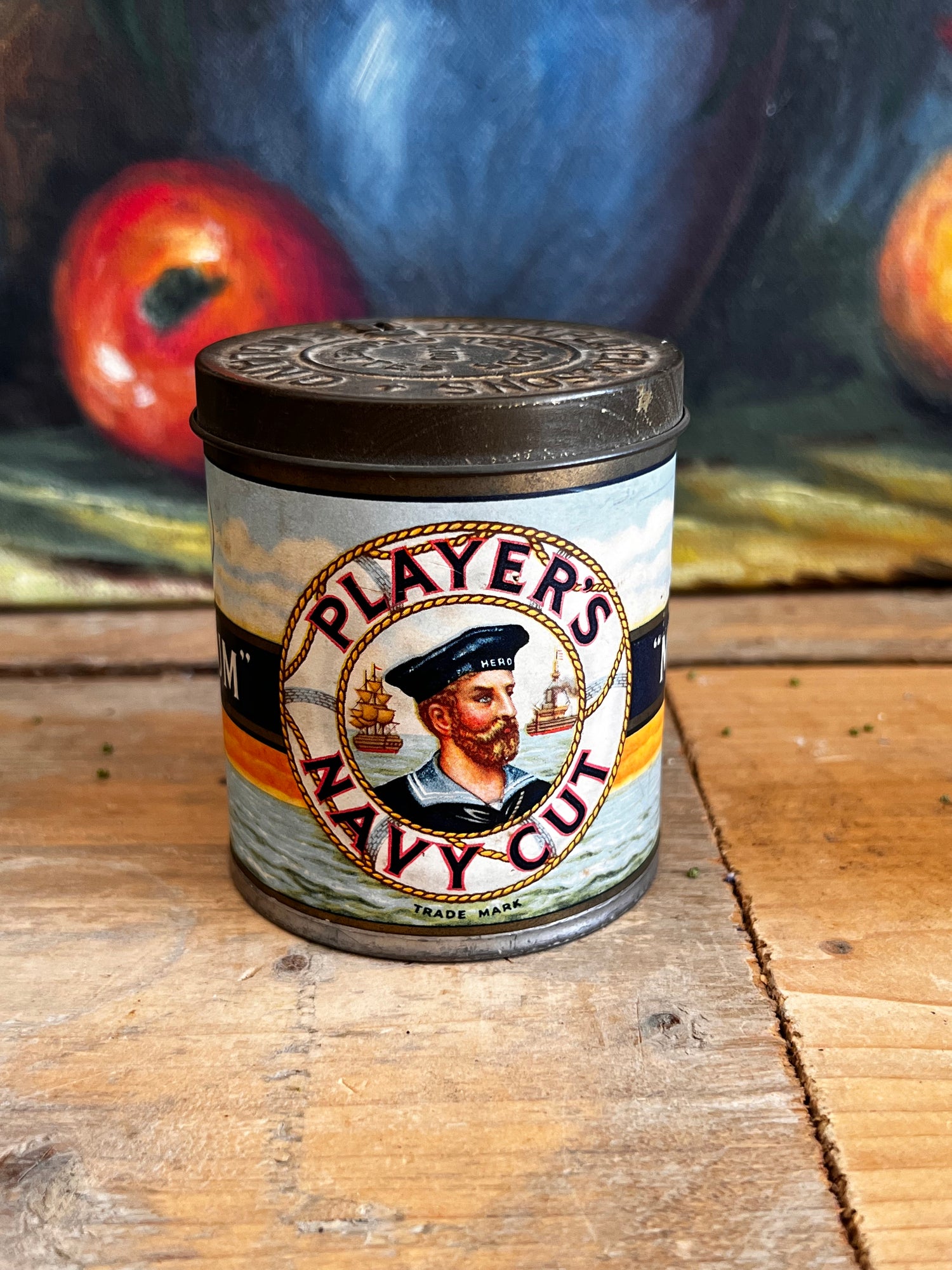 Vintage sigarettenblik Players Navy Cut 1940&