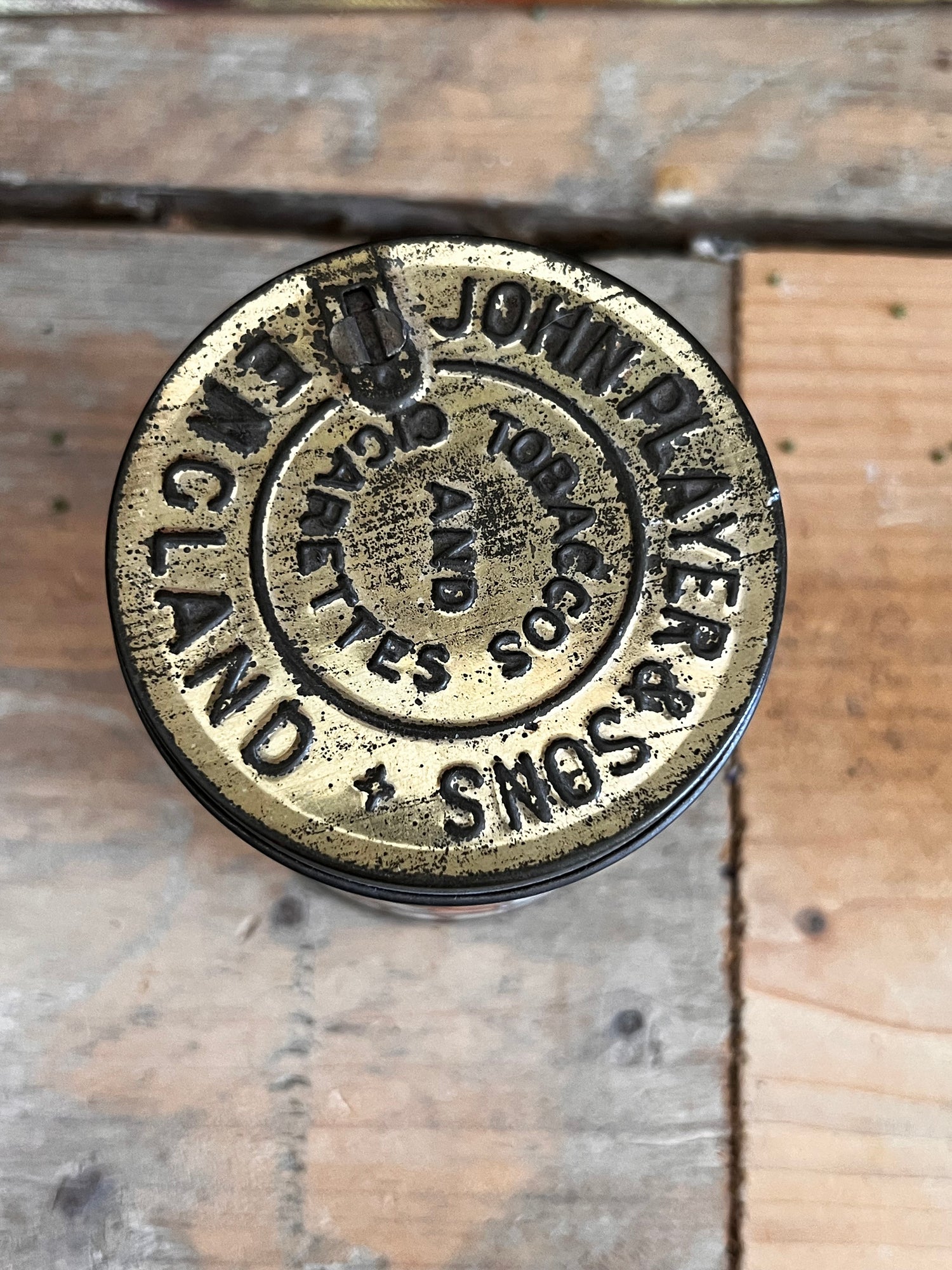 Vintage sigarettenblik Players Navy Cut 1940&