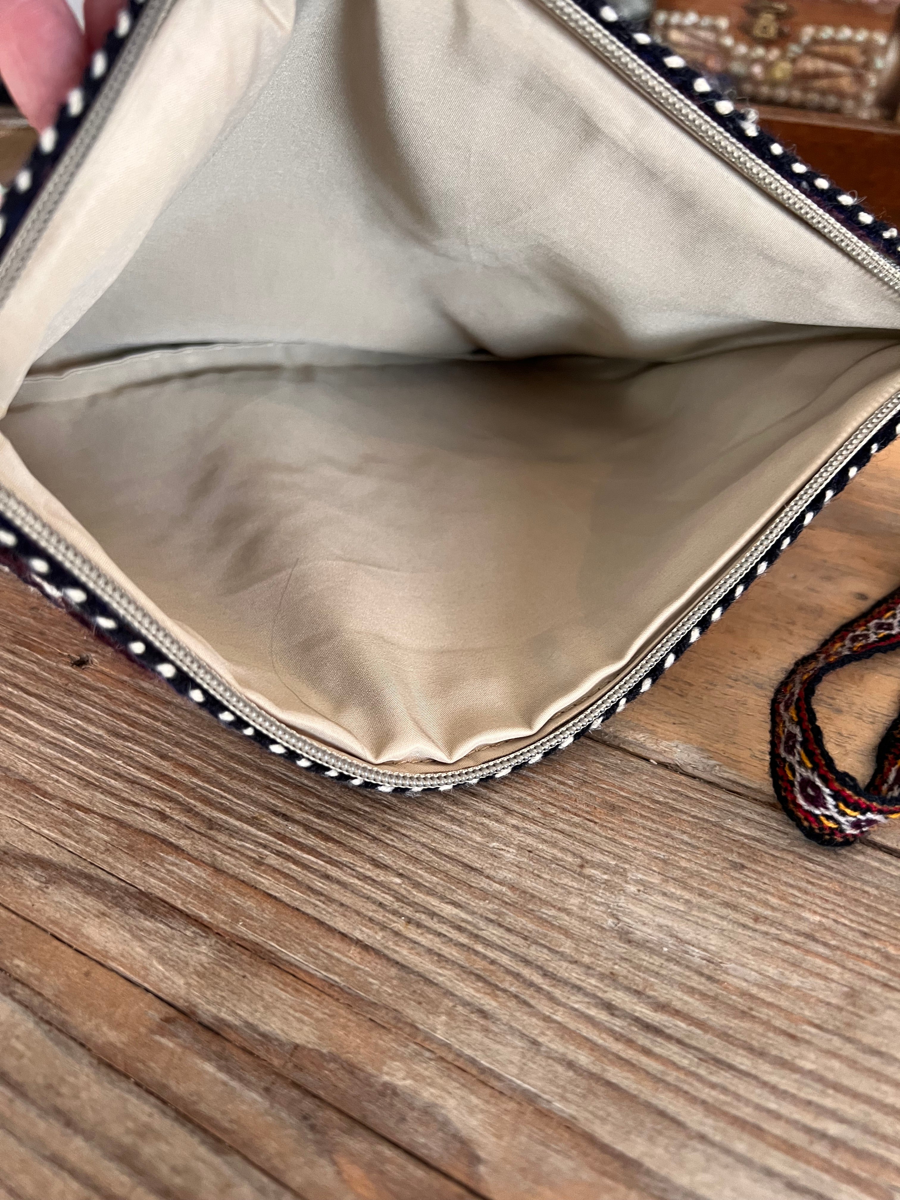 Handgewebter Kulturbeutel Inka-Pastell