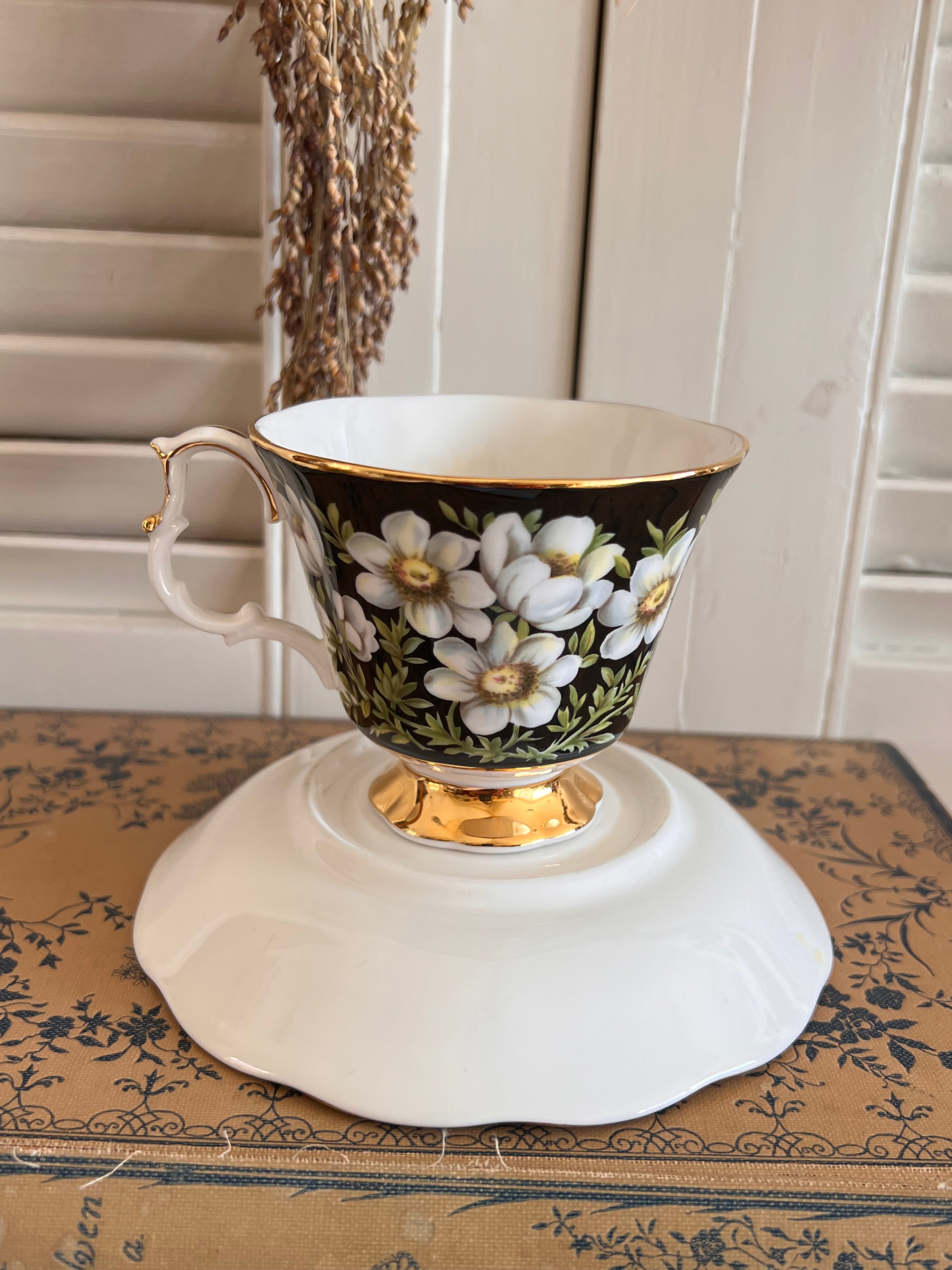 Heren kop en schotel Provincial Flowers Dogwood