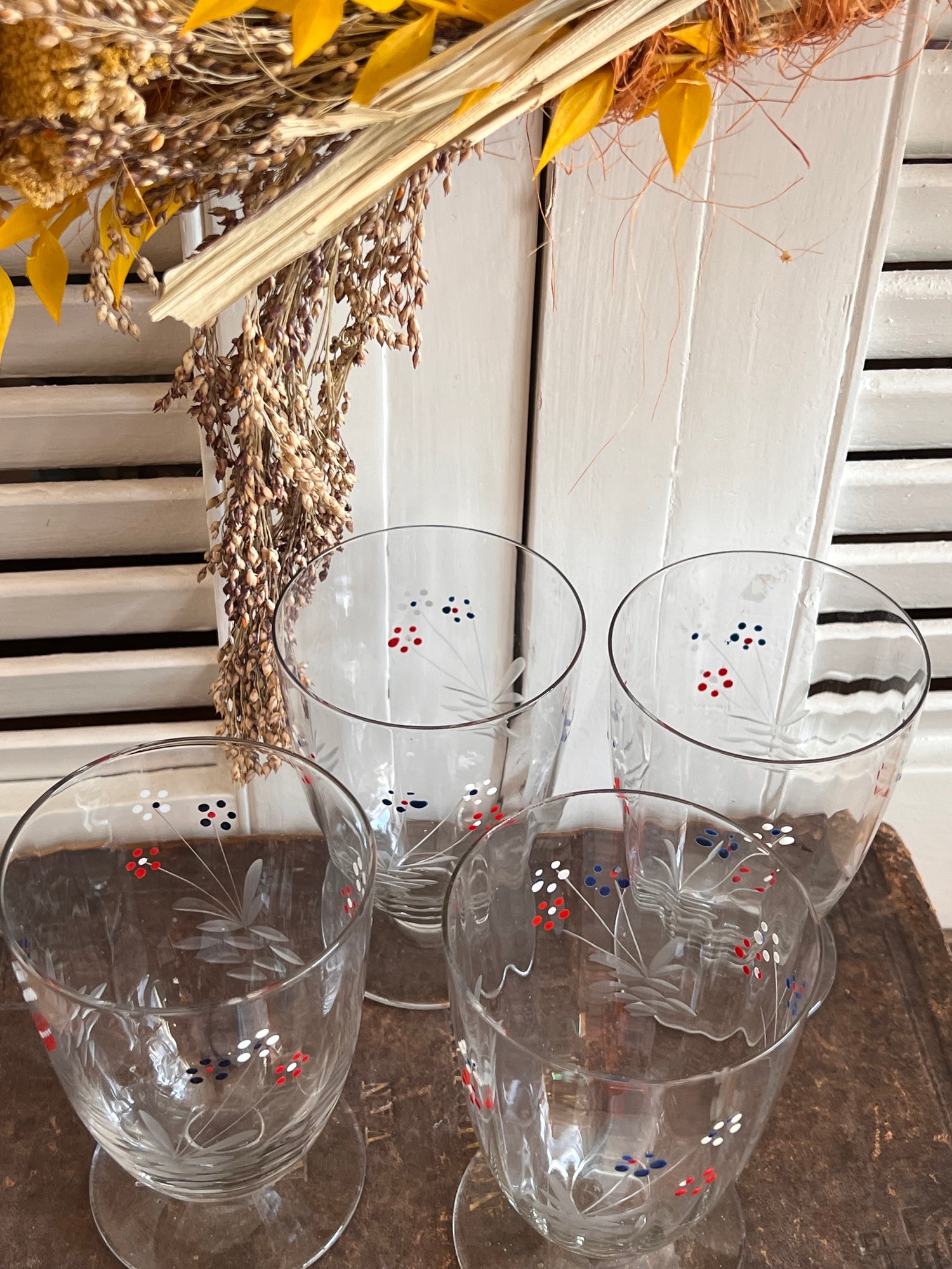 Antieke waterglazen