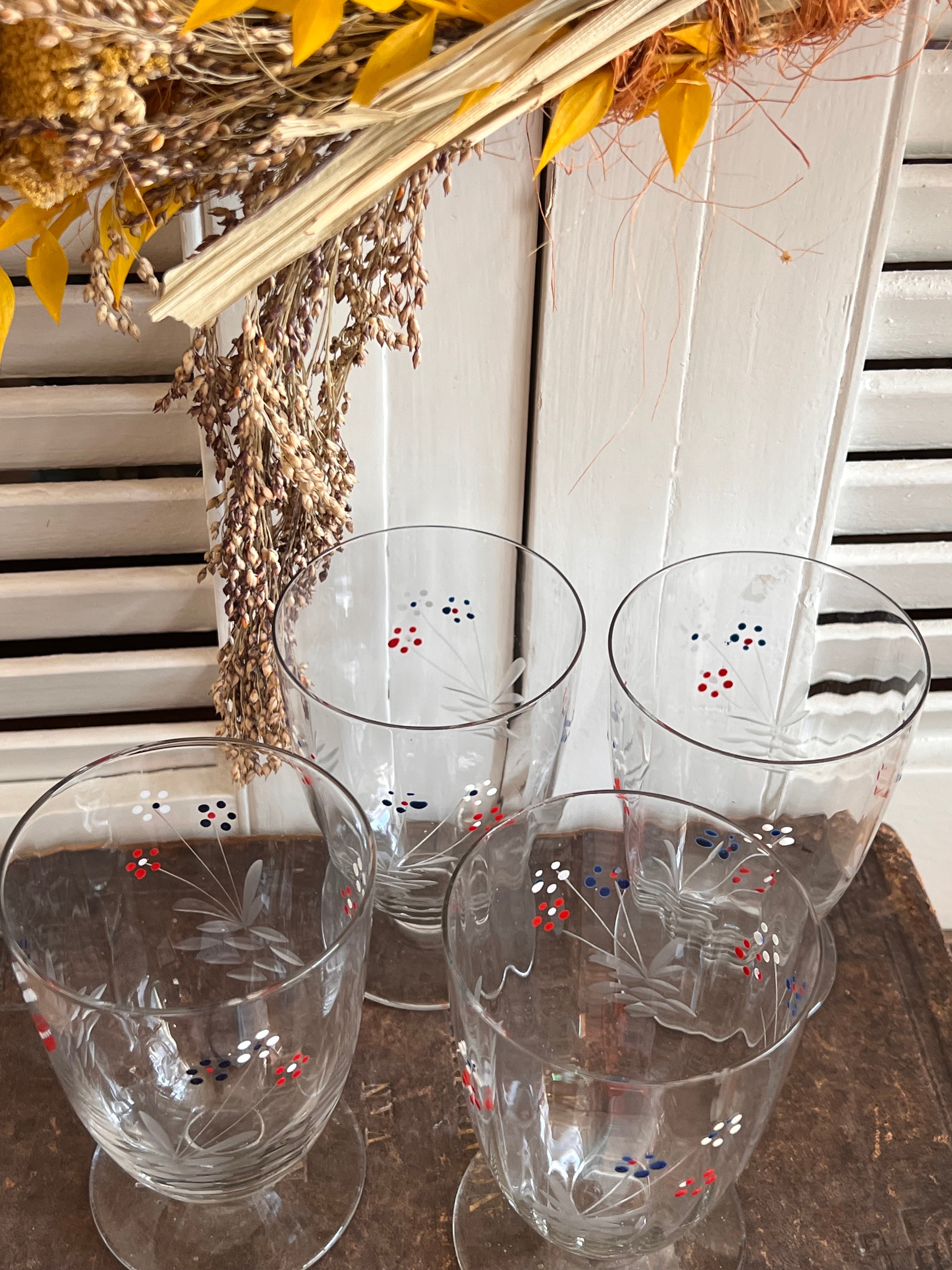 Set antieke waterglazen