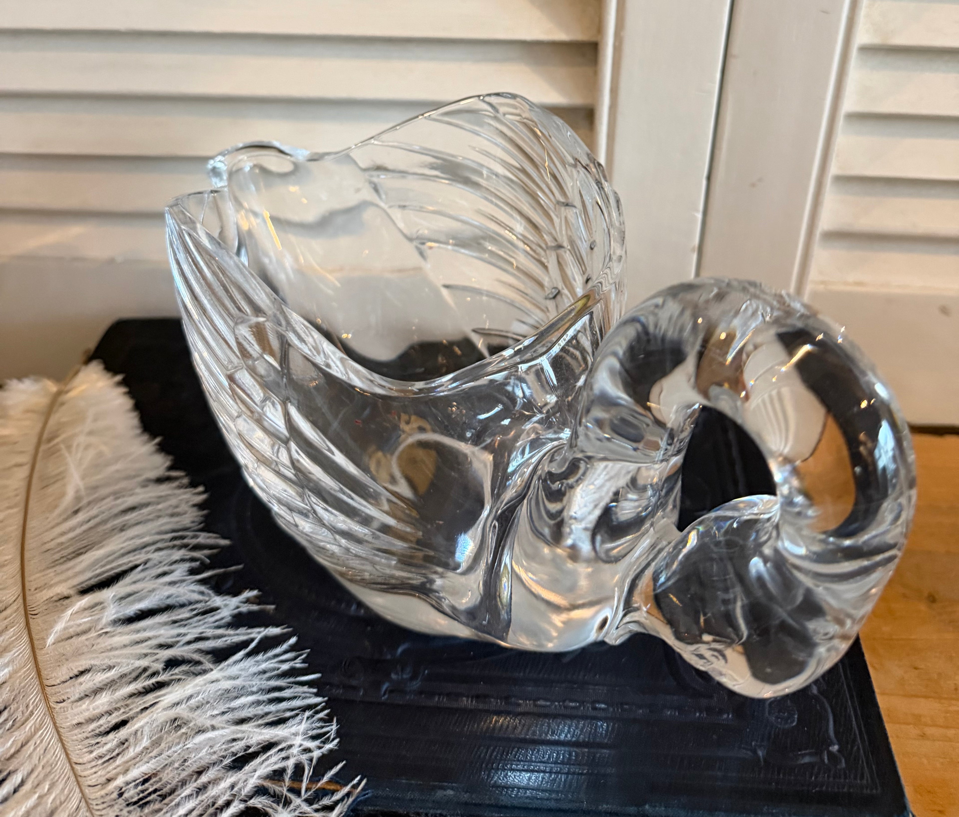 Vintage zwaan van Cristal d&