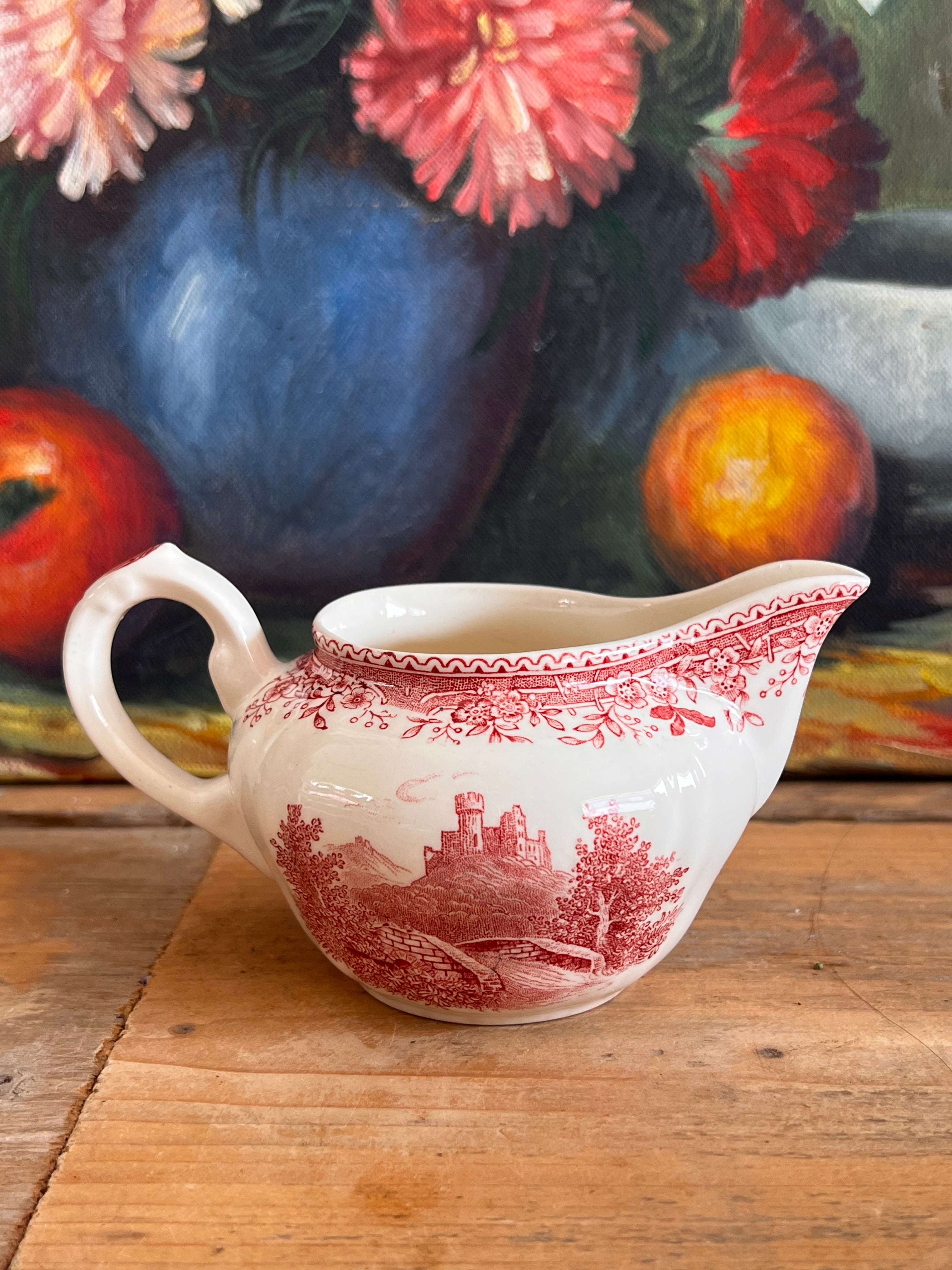 Melkkannetje Burgenland, Villeroy & Boch melkkannetje, vintage melkkannetje, Burgenland serviesonderdeel, klassiek melkkannetje, vintage porselein, Villeroy & Boch servies, servies vintage kopen, melkkannetje online.