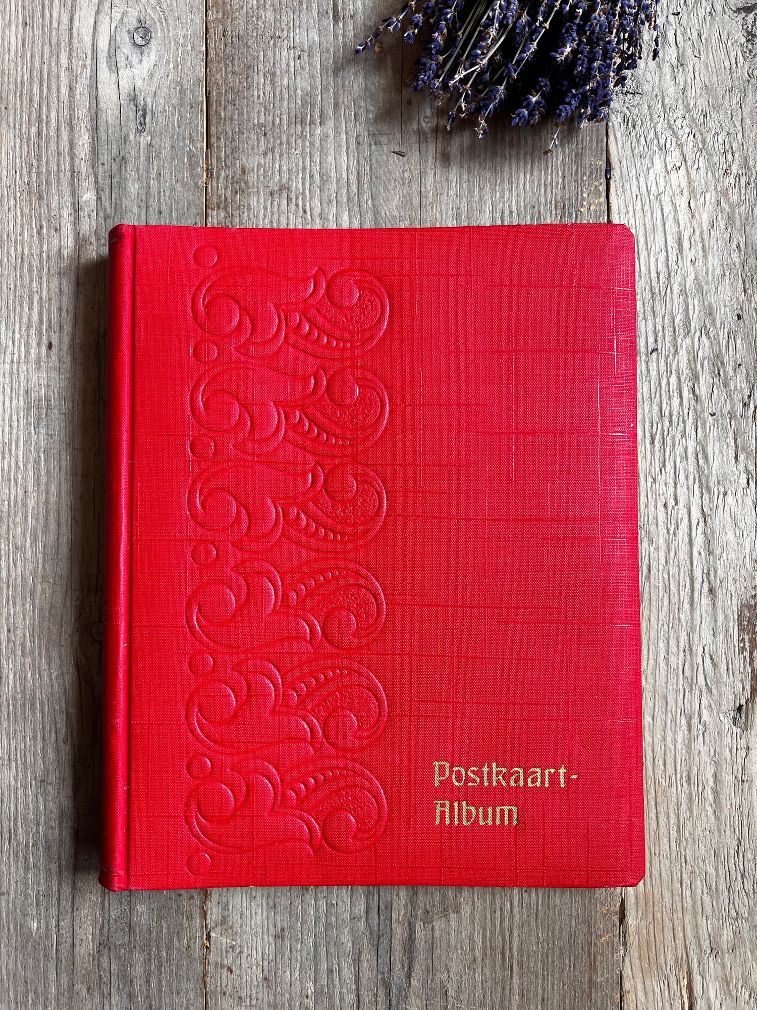 vintage postkaart album