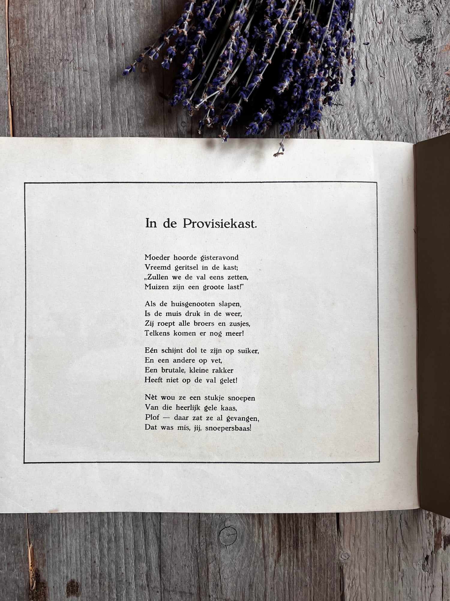 Vintage kinderboek 1939 Als wij buiten zijn