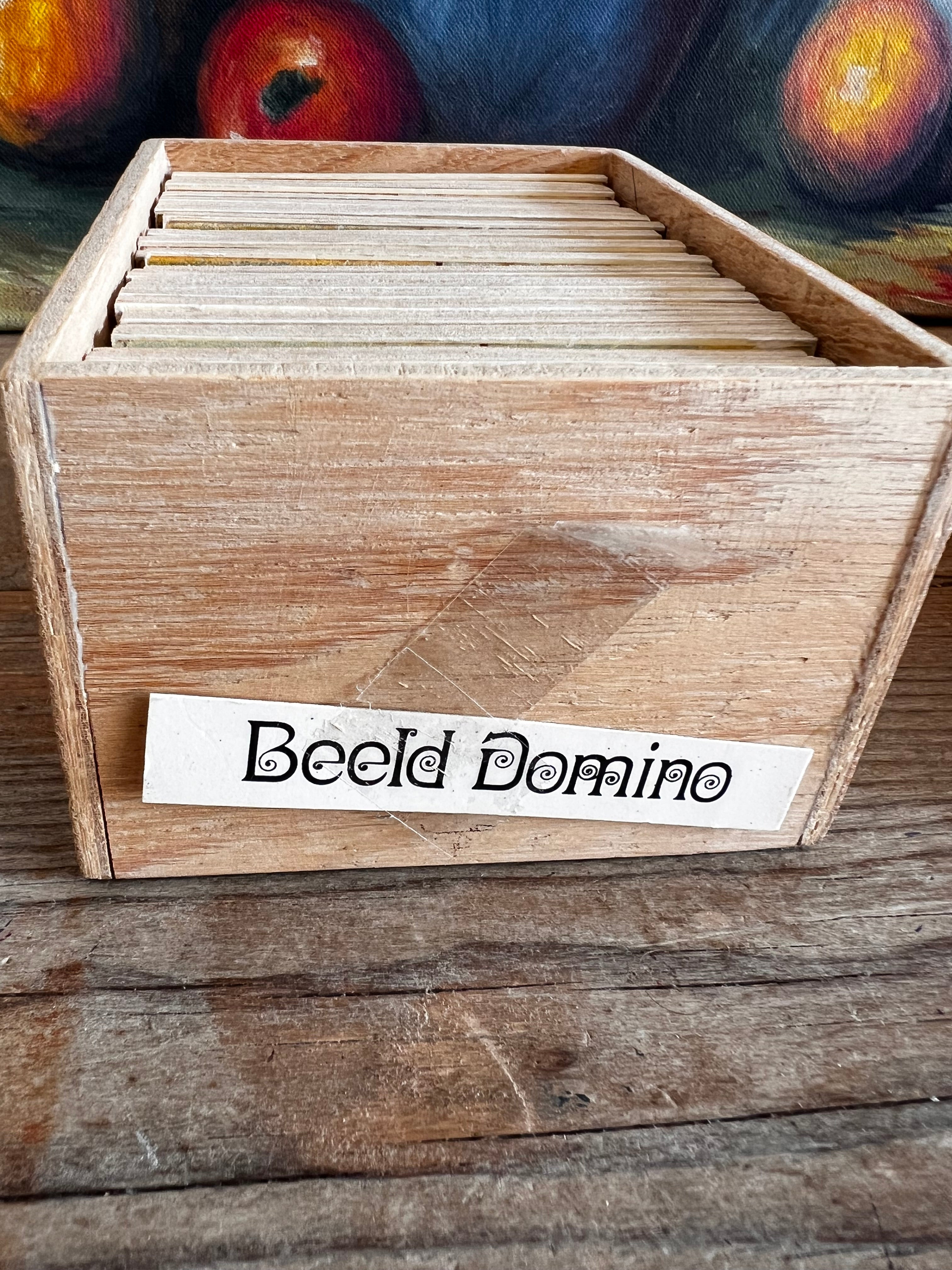 Beelddomino - educatief kinderspel met dierenafbeeldingen