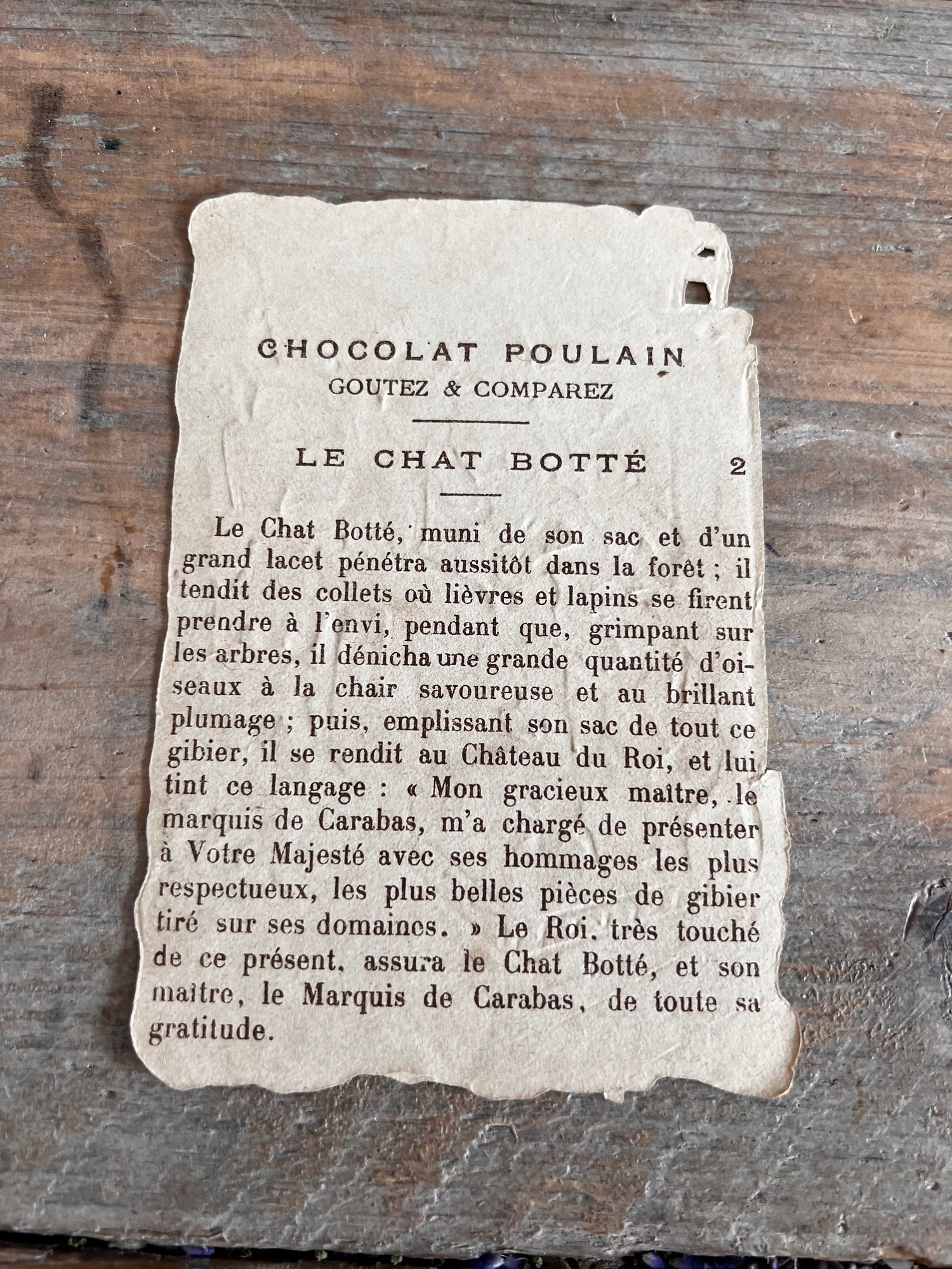 Le Chat Botté Chocolat Poulain