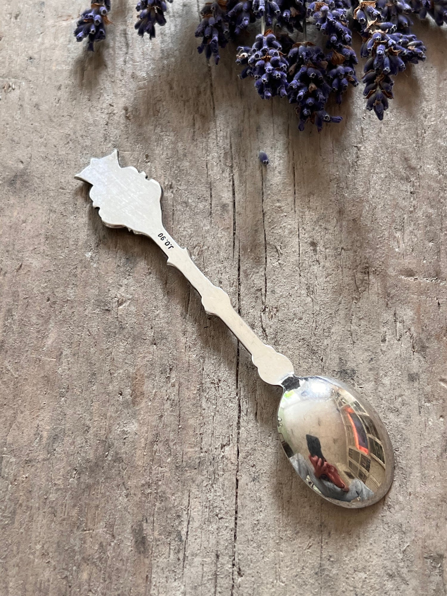 Coat of arms teaspoon from Kinderdijk