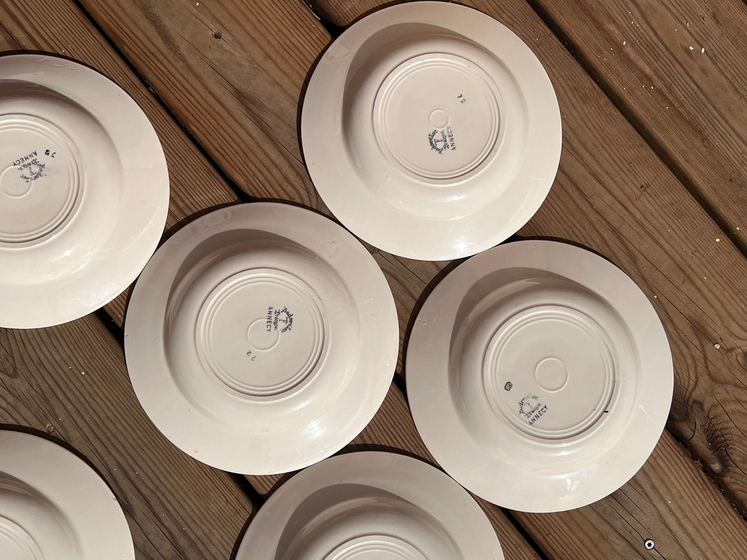 Franse brocante soepborden