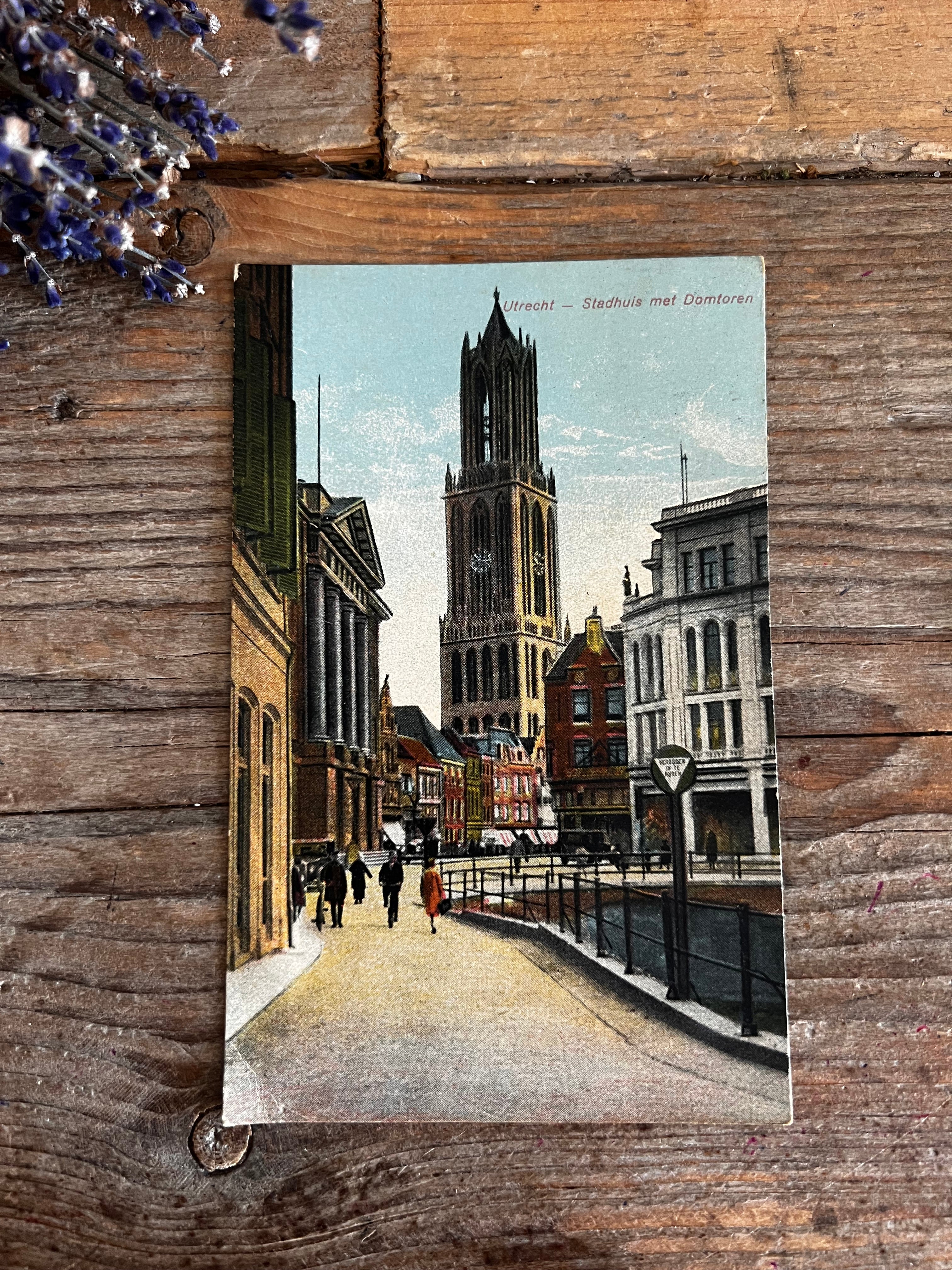 e ansichtkaart Utrecht, ansichtkaart De Dom Utrecht, historische kaart Utrecht, Koningin Wilhelmina tijd, nostalgische ansichtkaart, oud stadsgezicht Utrecht, collecteer ansichtkaarten Nederland