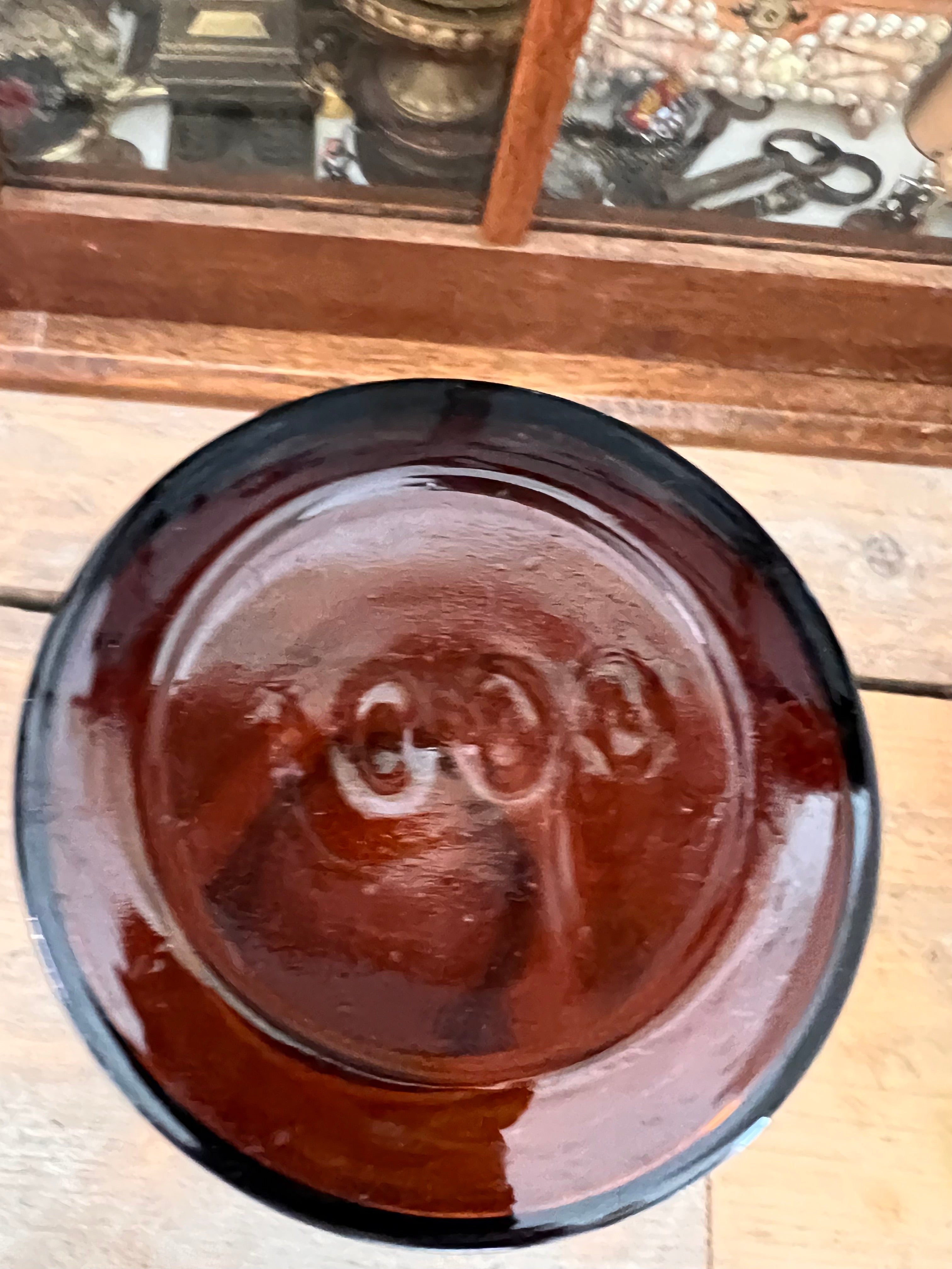 Apothekerspot bruin met deksel