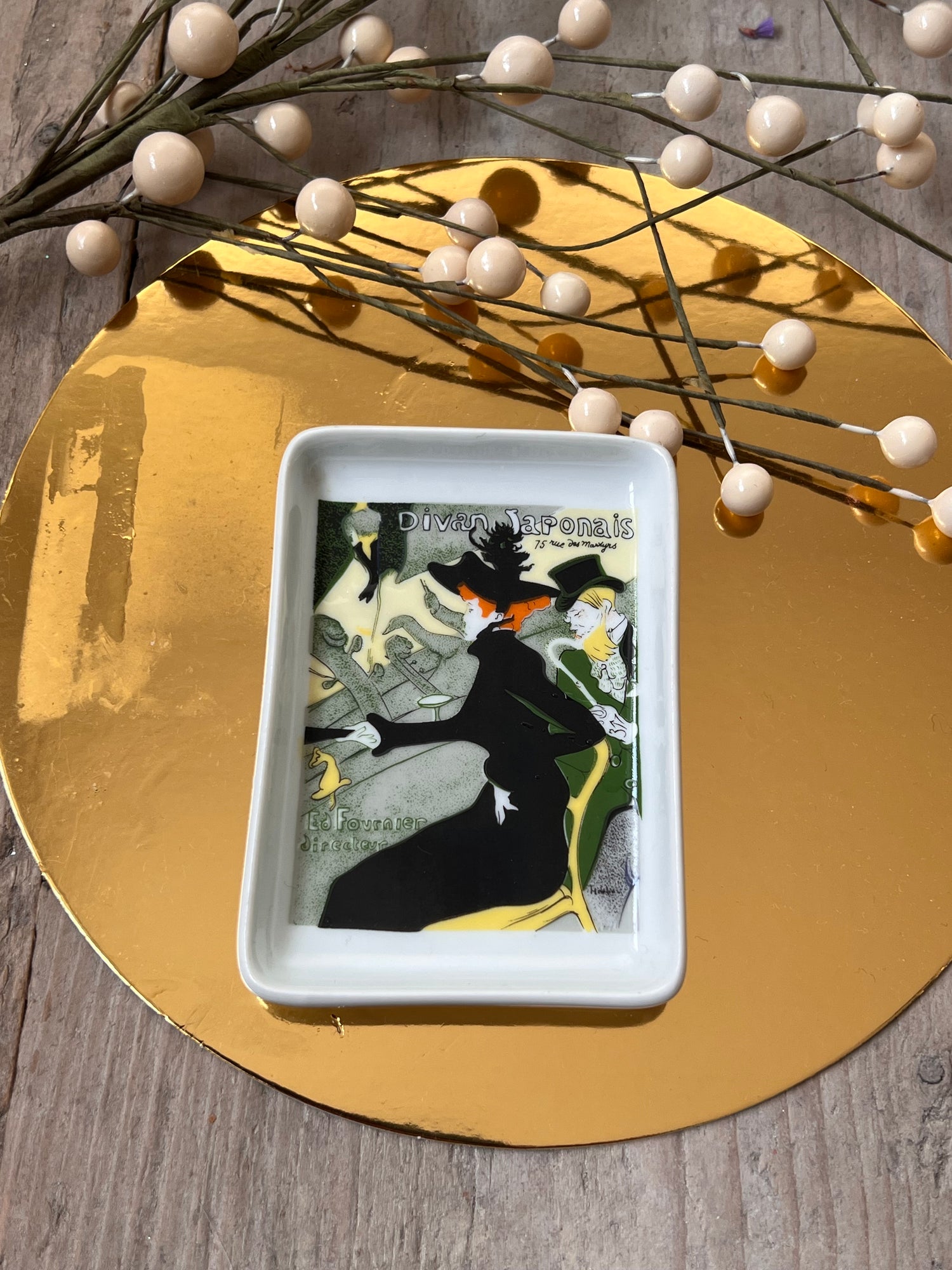 Speldenbakjes Limoges porselein Toulouse-Lautrec