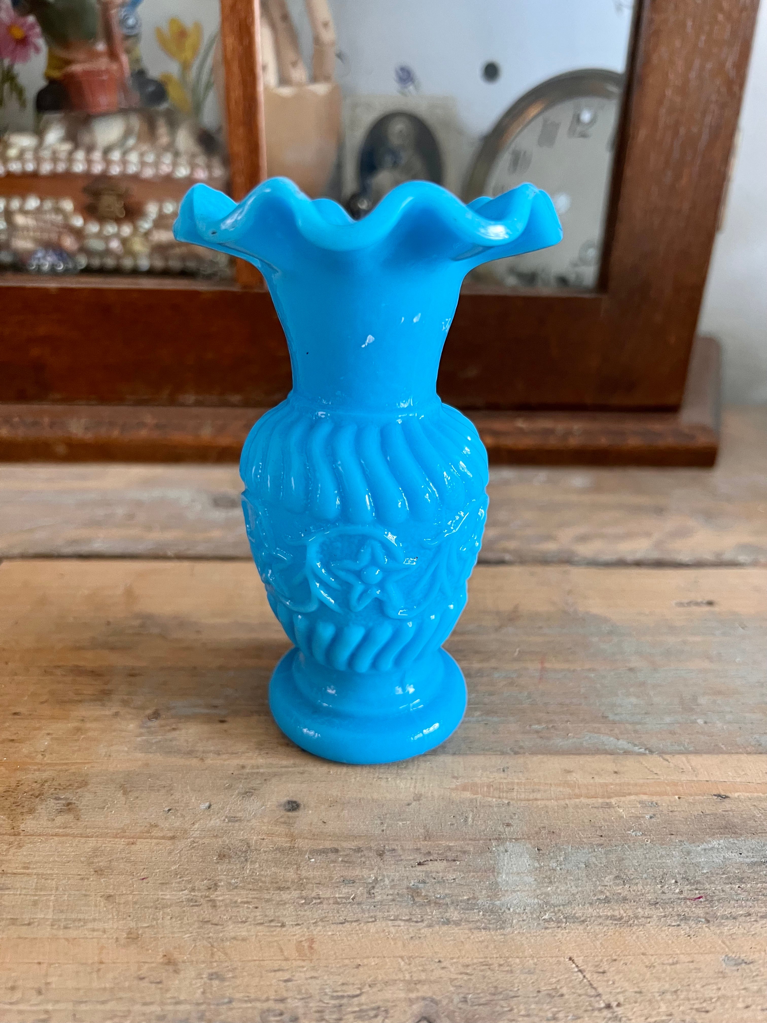 Blauw vaasje