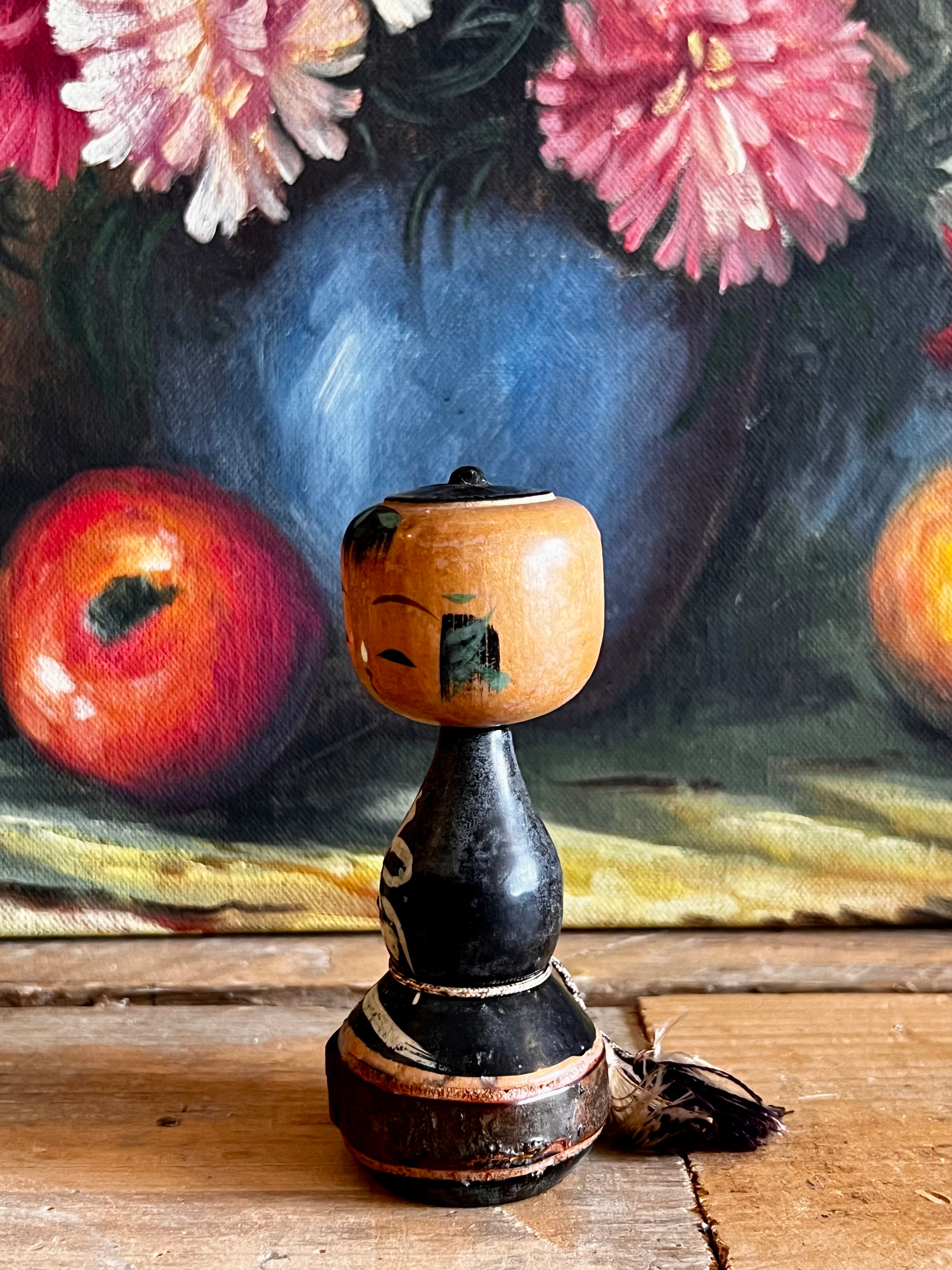Vintage kokeskhi pop zwart jaren 60
