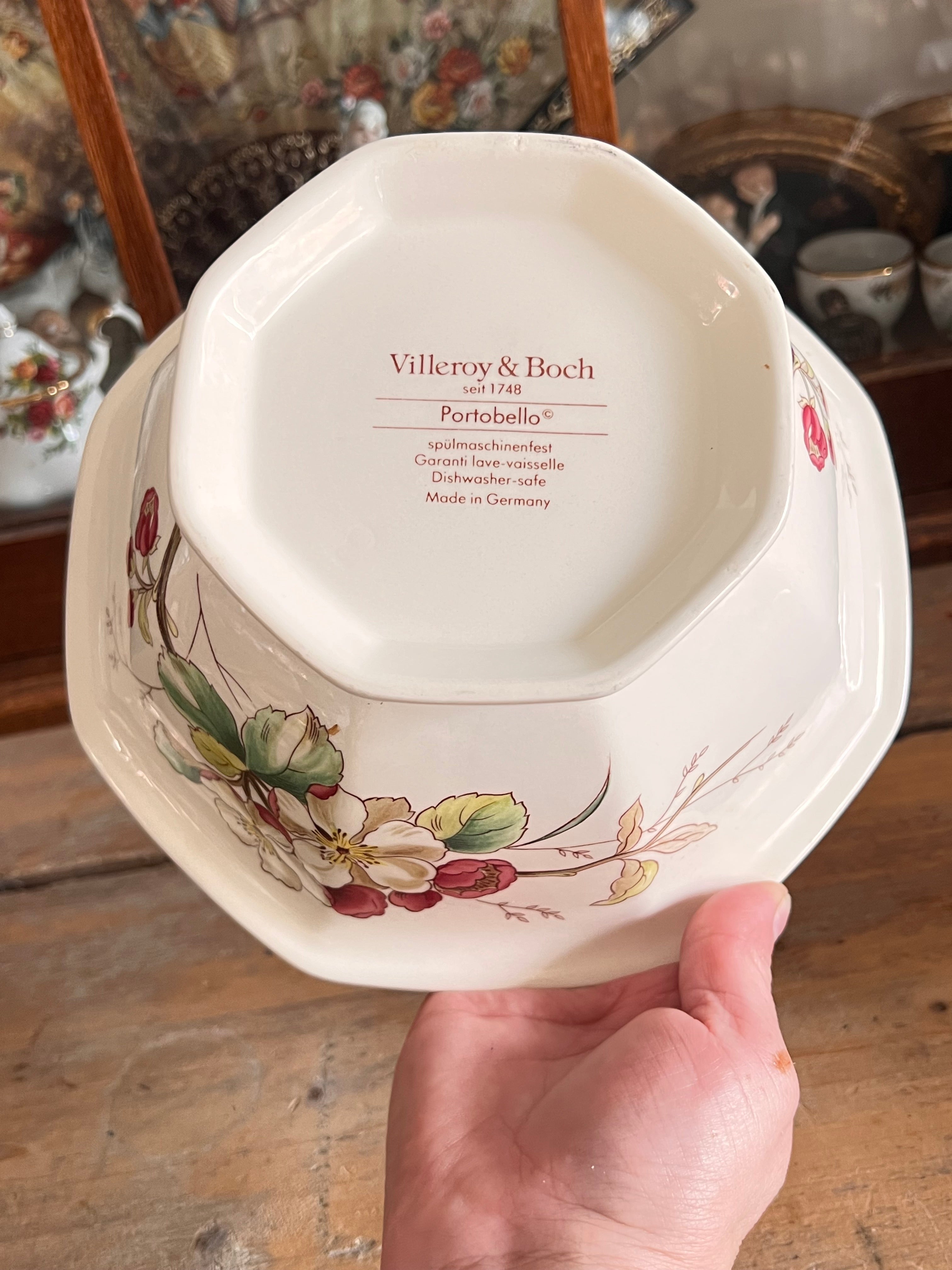 Villeroy and Boch groenteschaal Portobello vintage servies