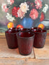 Arcoroc drinkglazen Sierra rood vintage retro