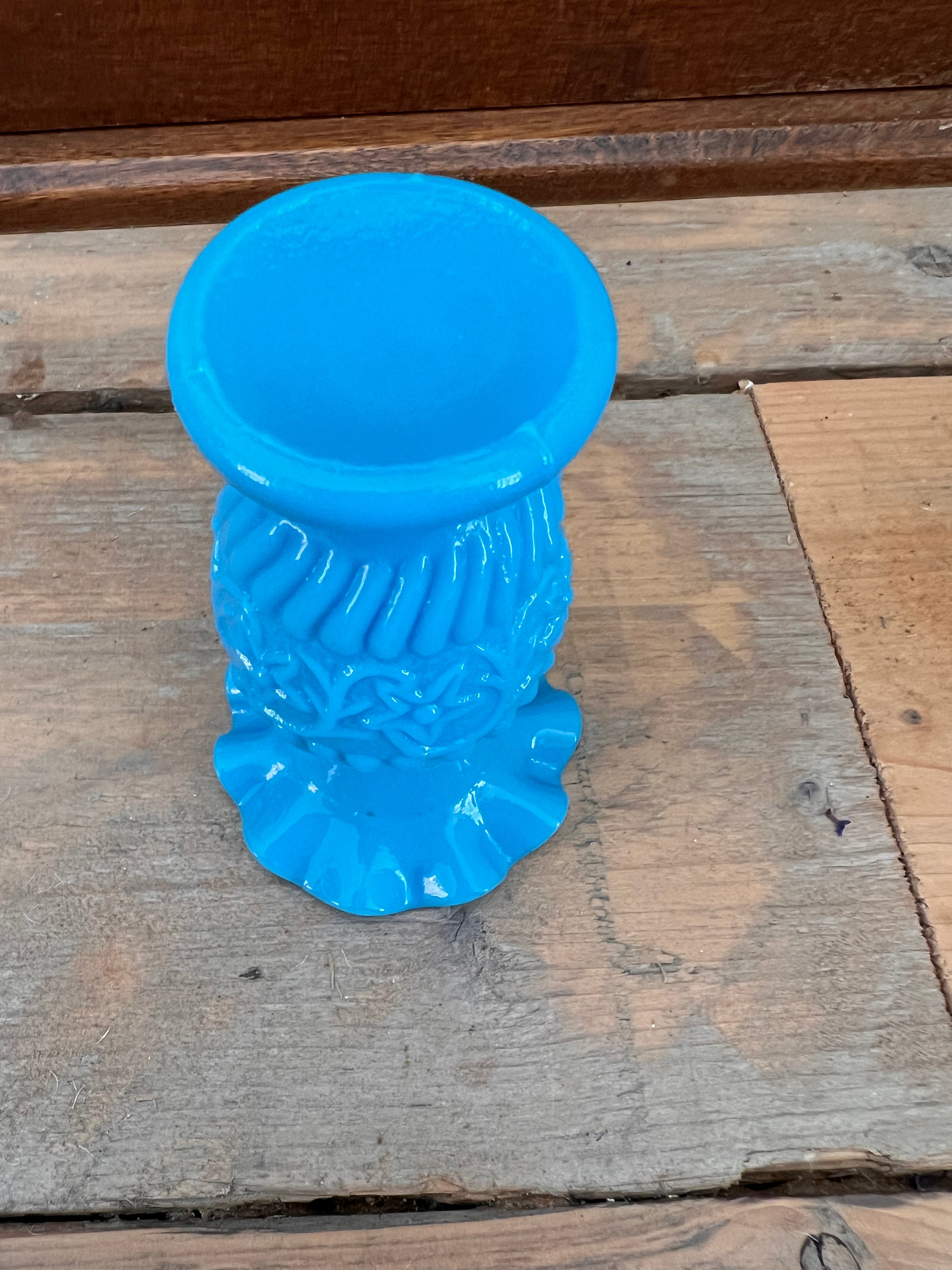 Blauw vaasje