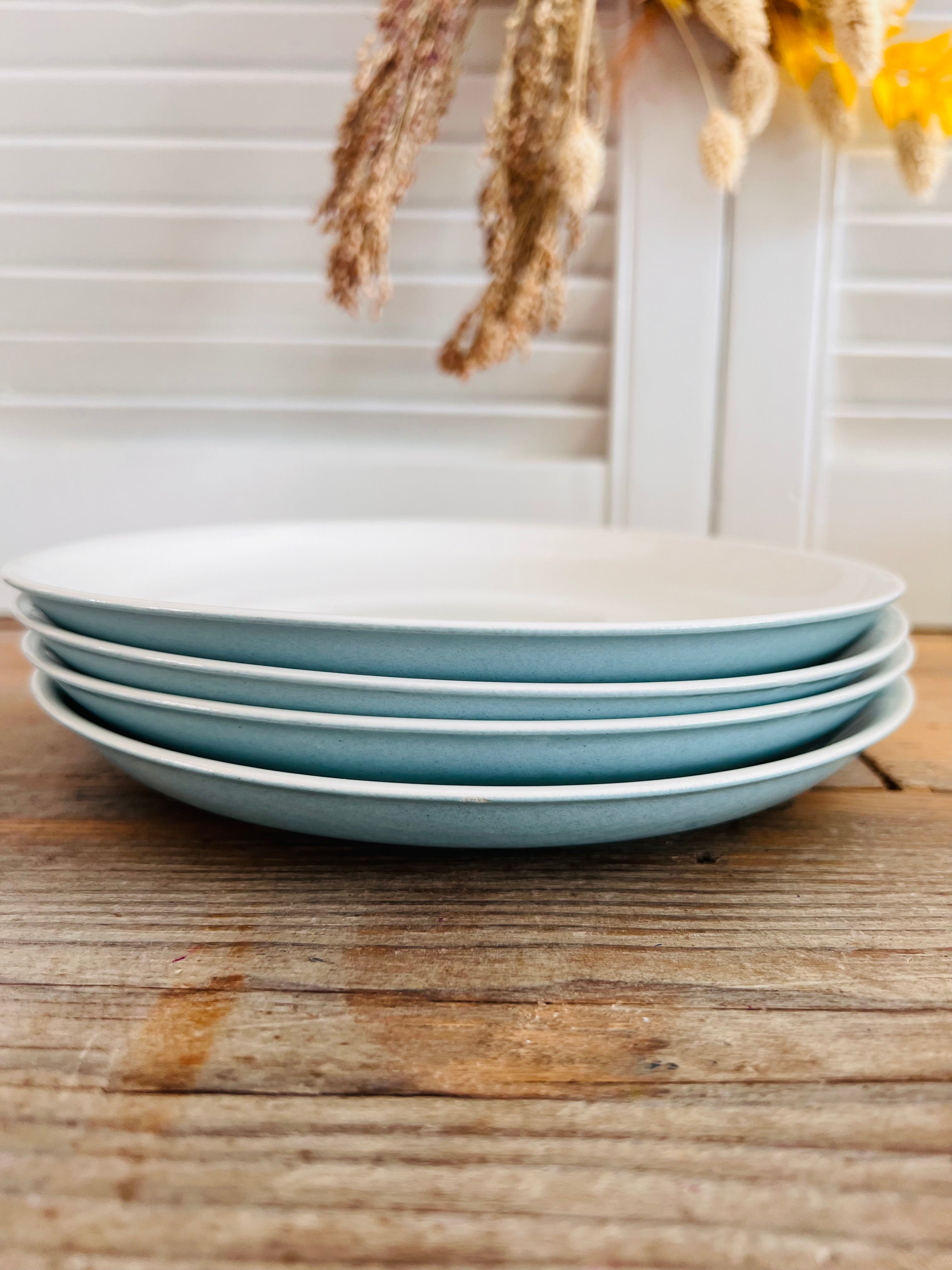Petrus Regout soepborden pastel blauw