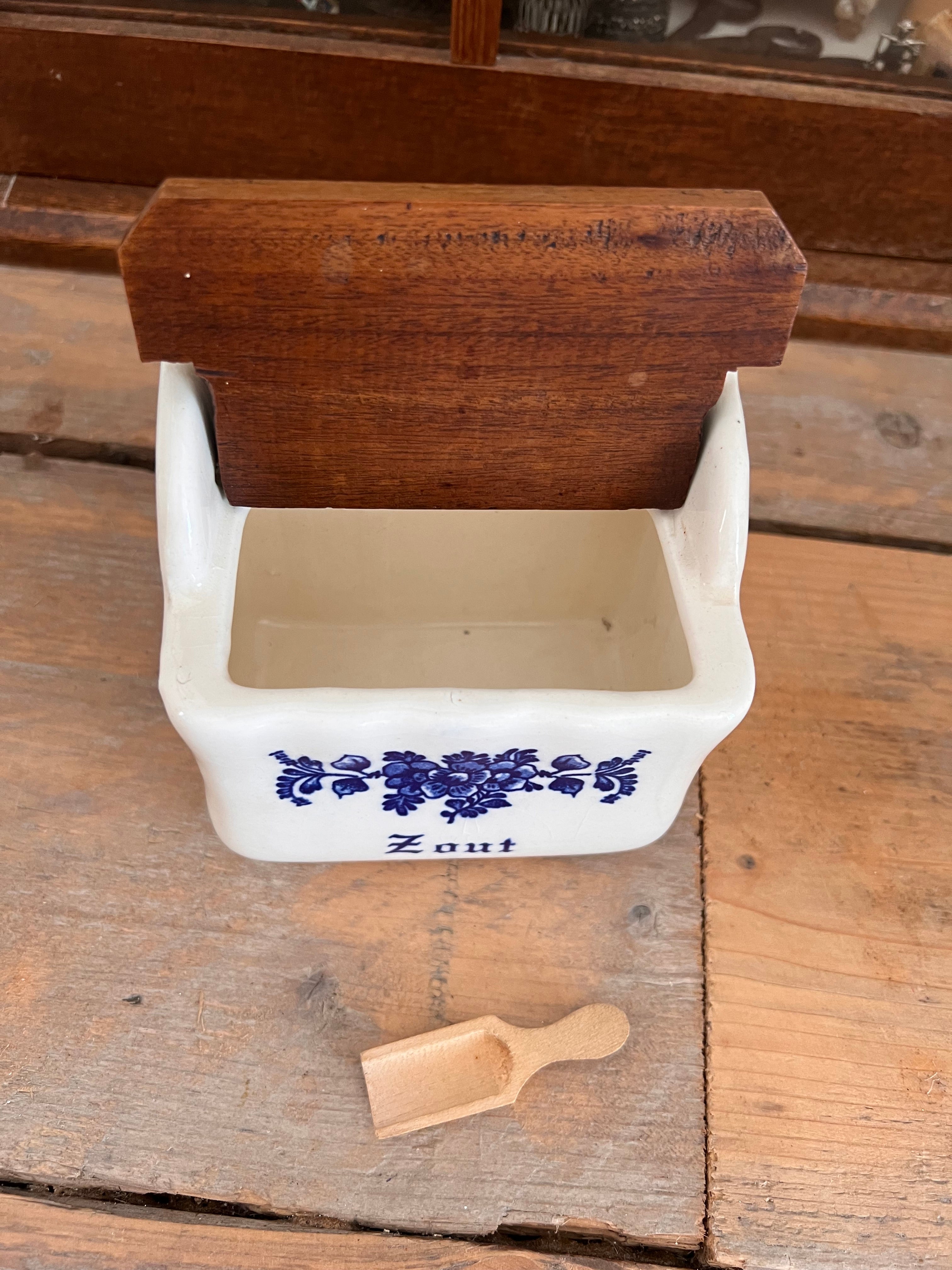 Vintage zoutpot