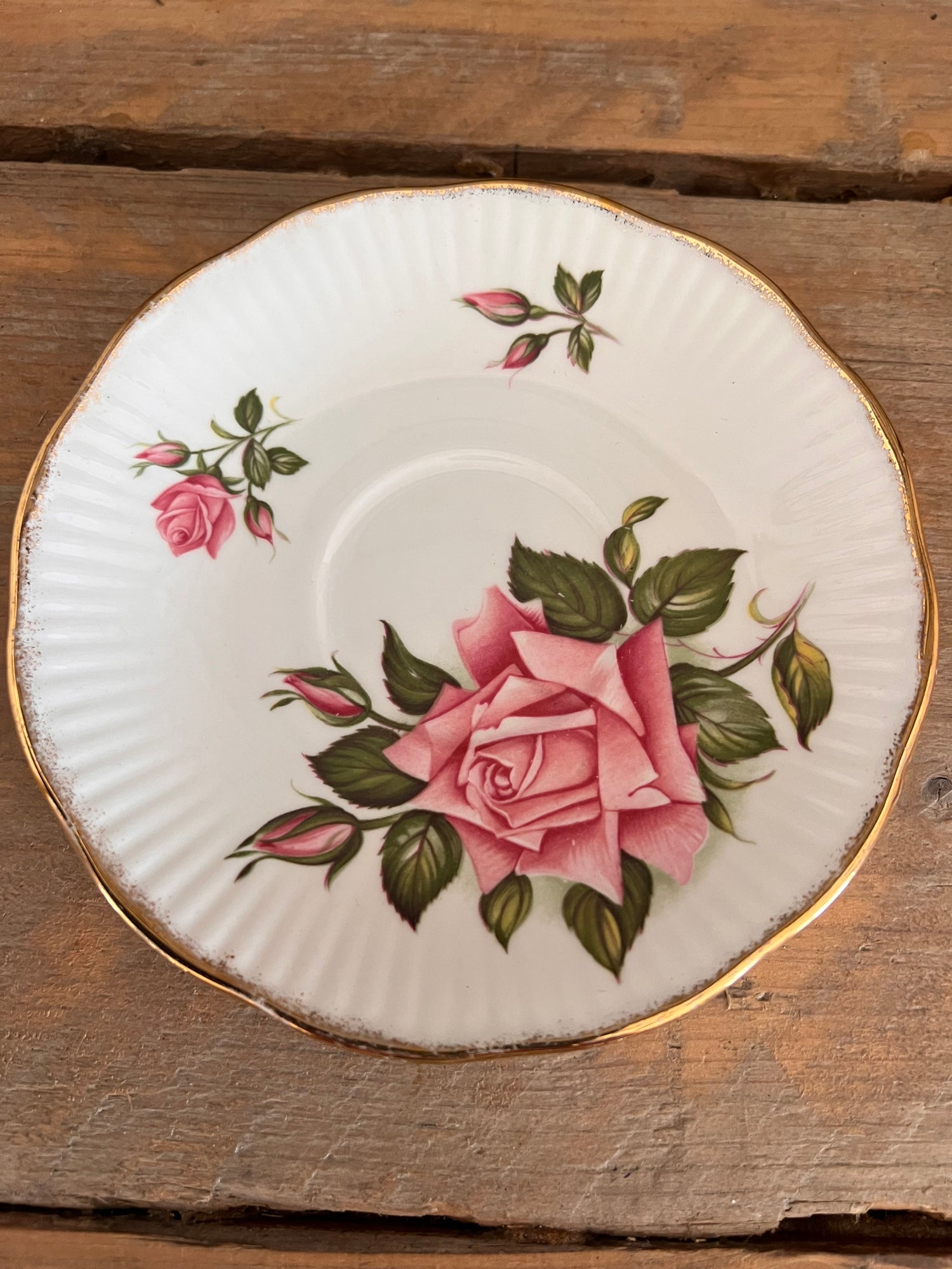 Cup and saucer Rosina porcelain