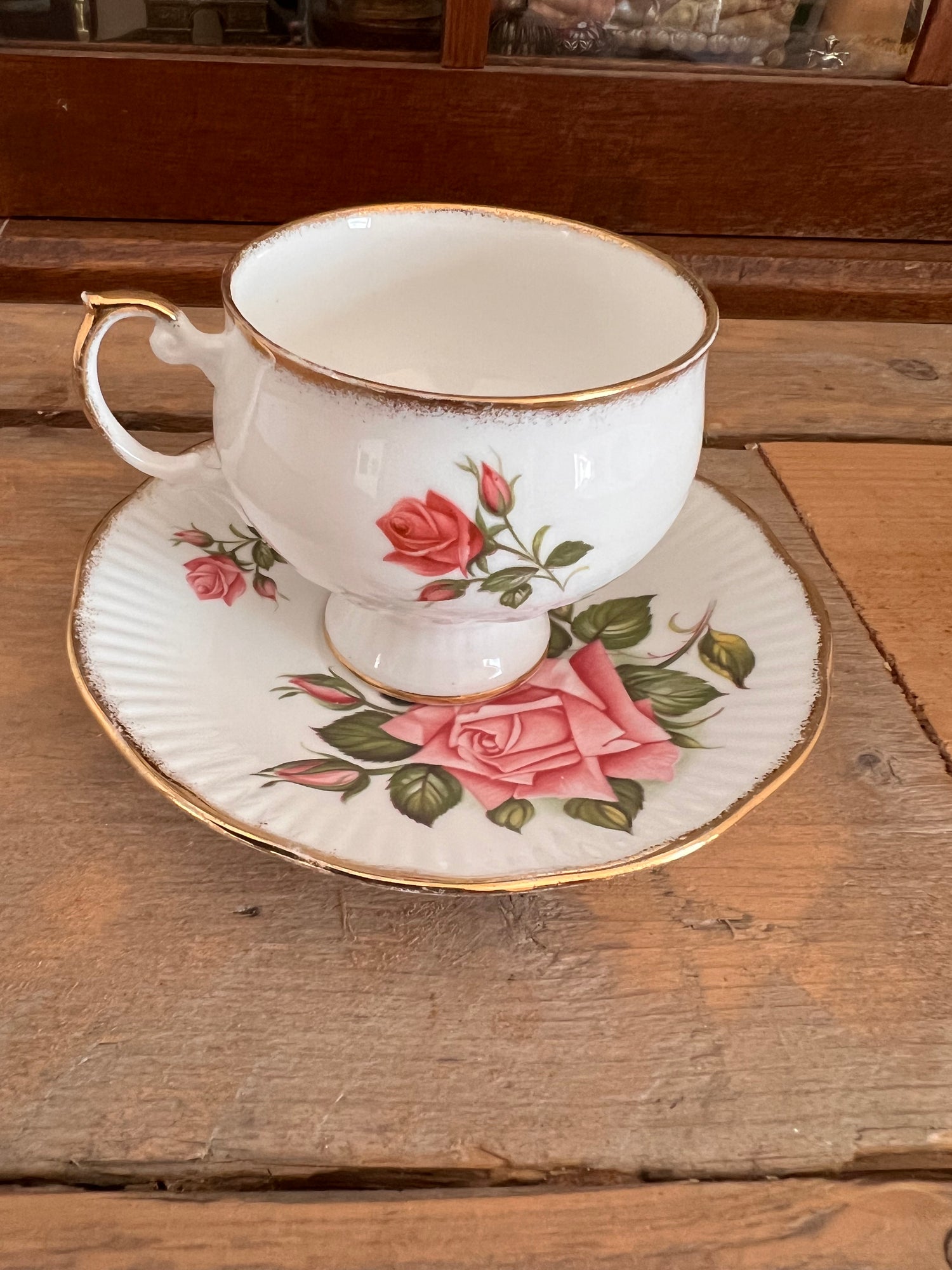 Cup and saucer Rosina porcelain