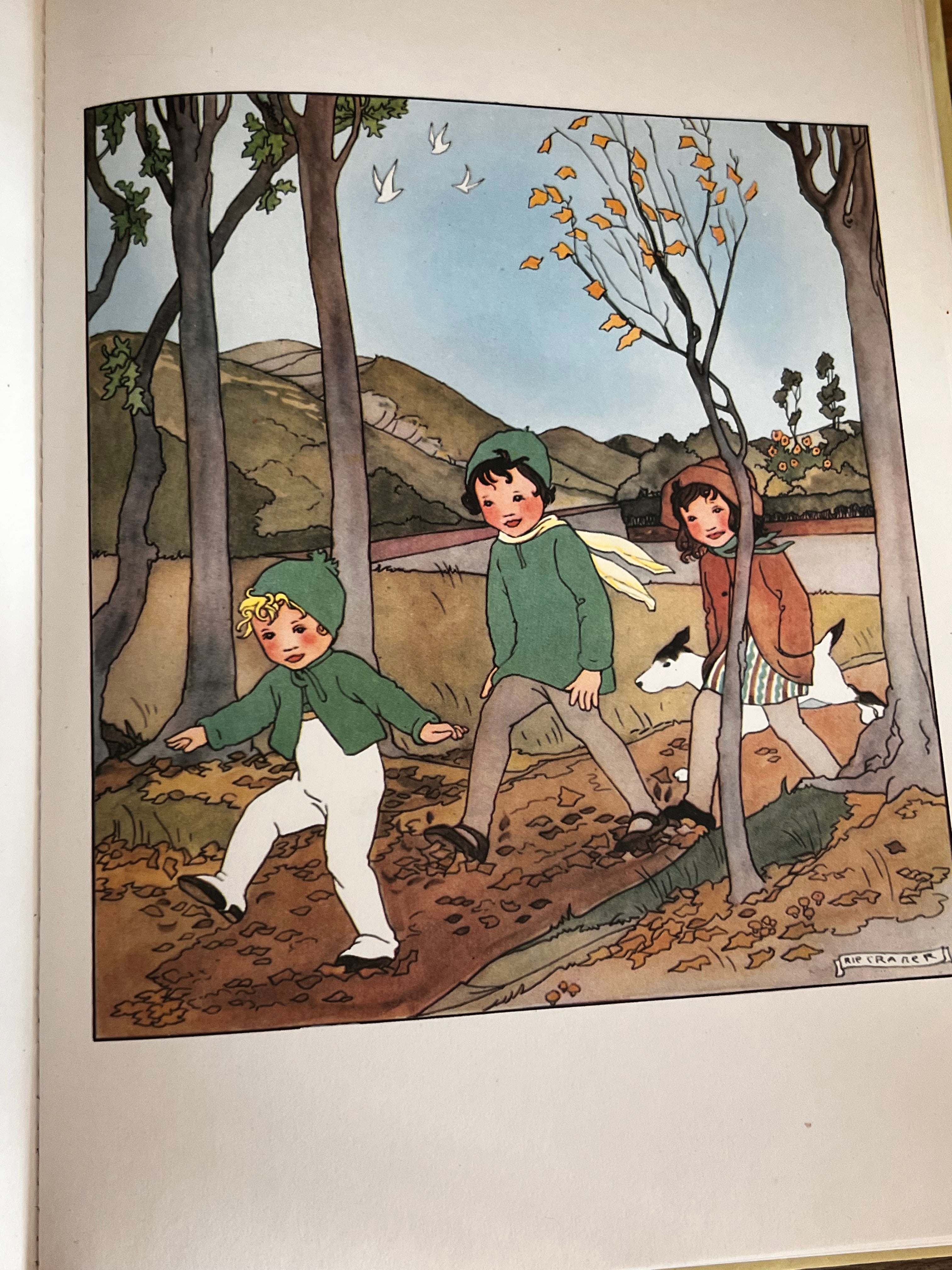 Kinderboek seizoenen, Rie Cramer boek, Het hele jaar rond boek, klassieke kinderboeken Nederland, kinderpoëzie, educatief kinderboek, natuur door het jaar, cadeau kinderboek, nostalgisch kinderboek illustraties, seizoensverhalen kinderen.