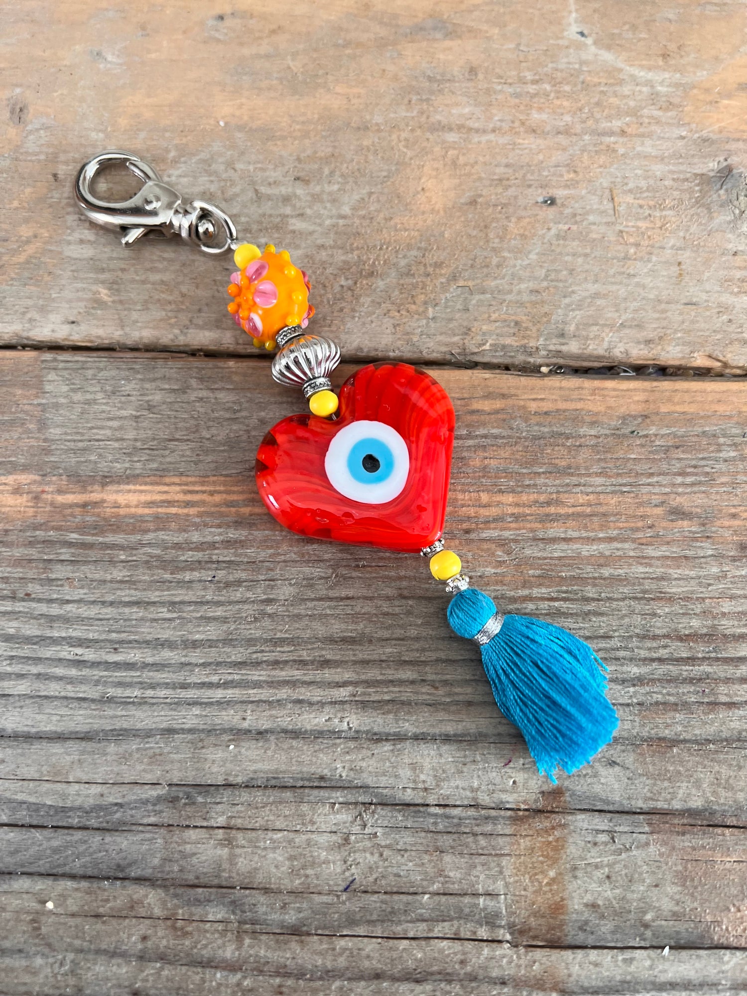 Amulett-Schlüsselanhänger „Evil Eye“