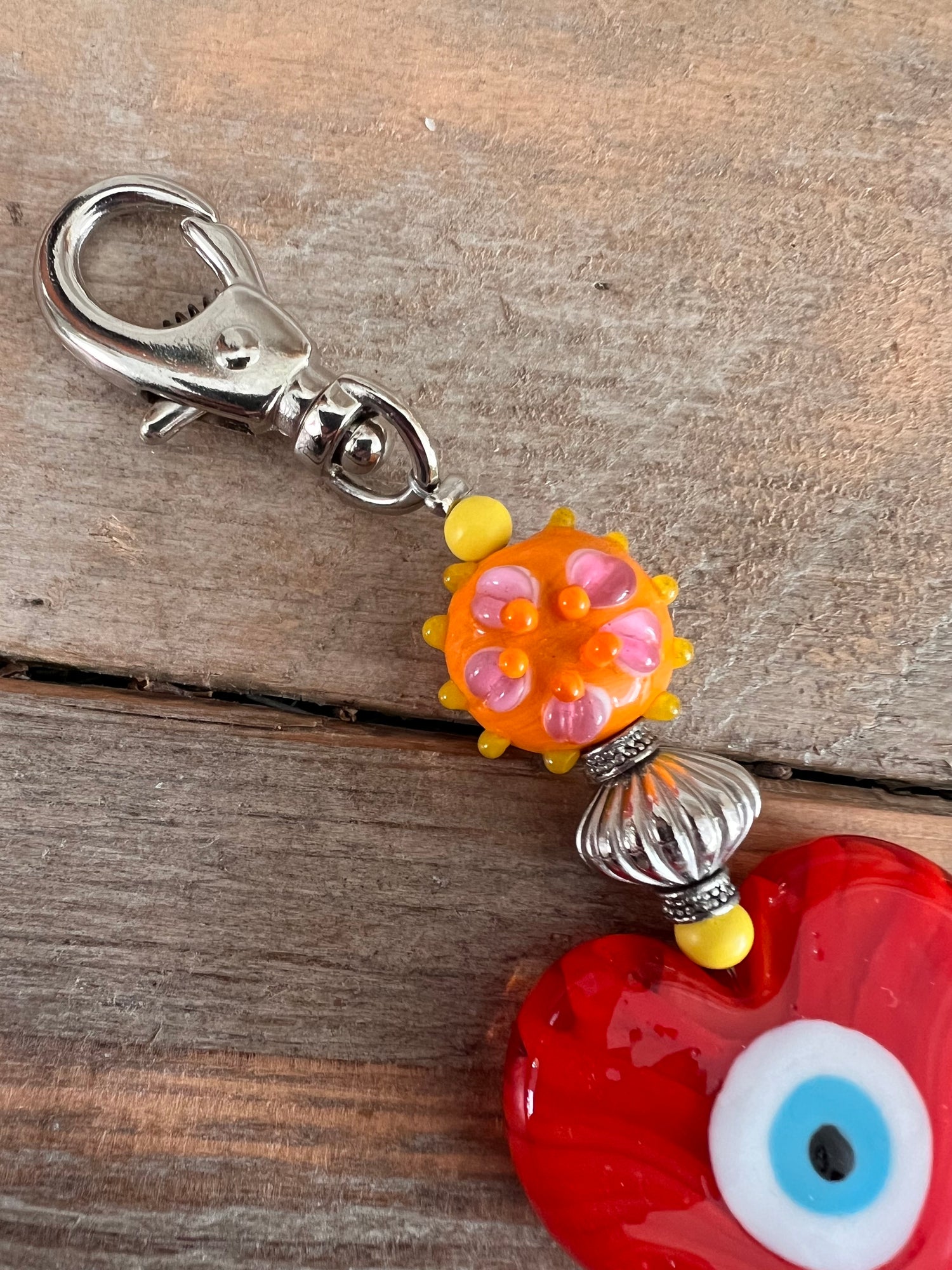 Amulett-Schlüsselanhänger „Evil Eye“