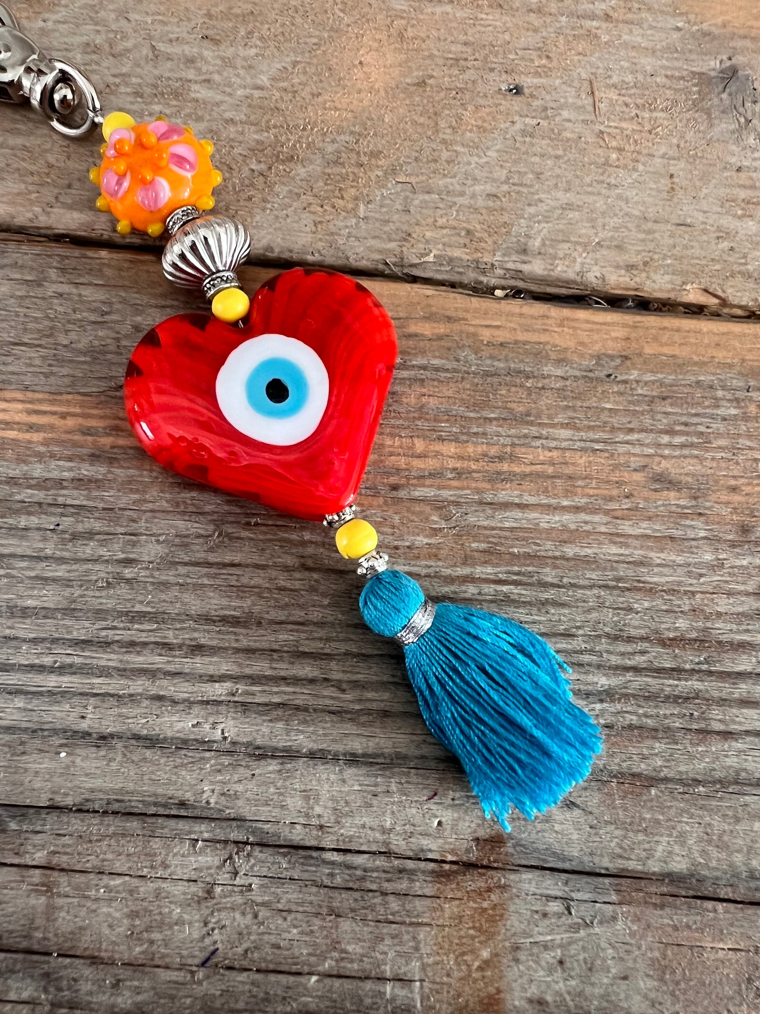 Amulett-Schlüsselanhänger „Evil Eye“