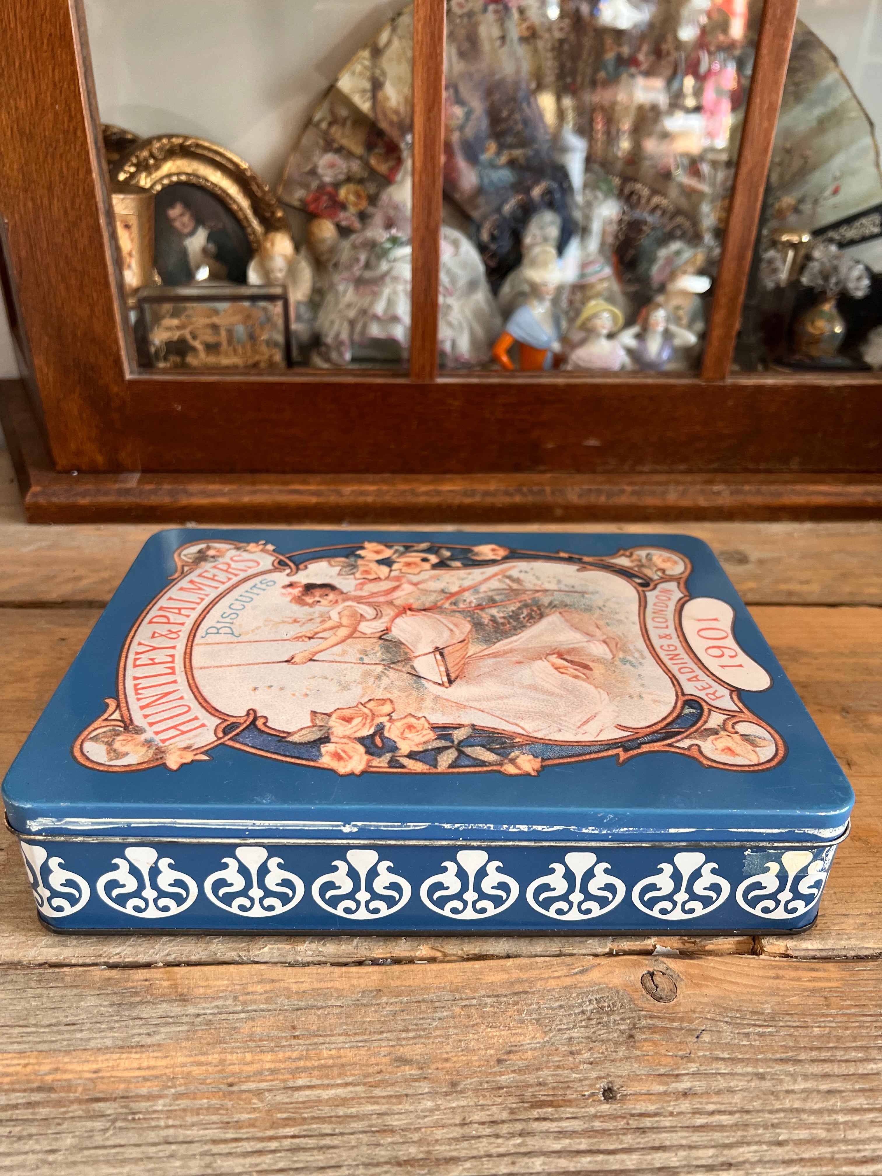 Vintage Huntley & Palmers koekblik Reading & London