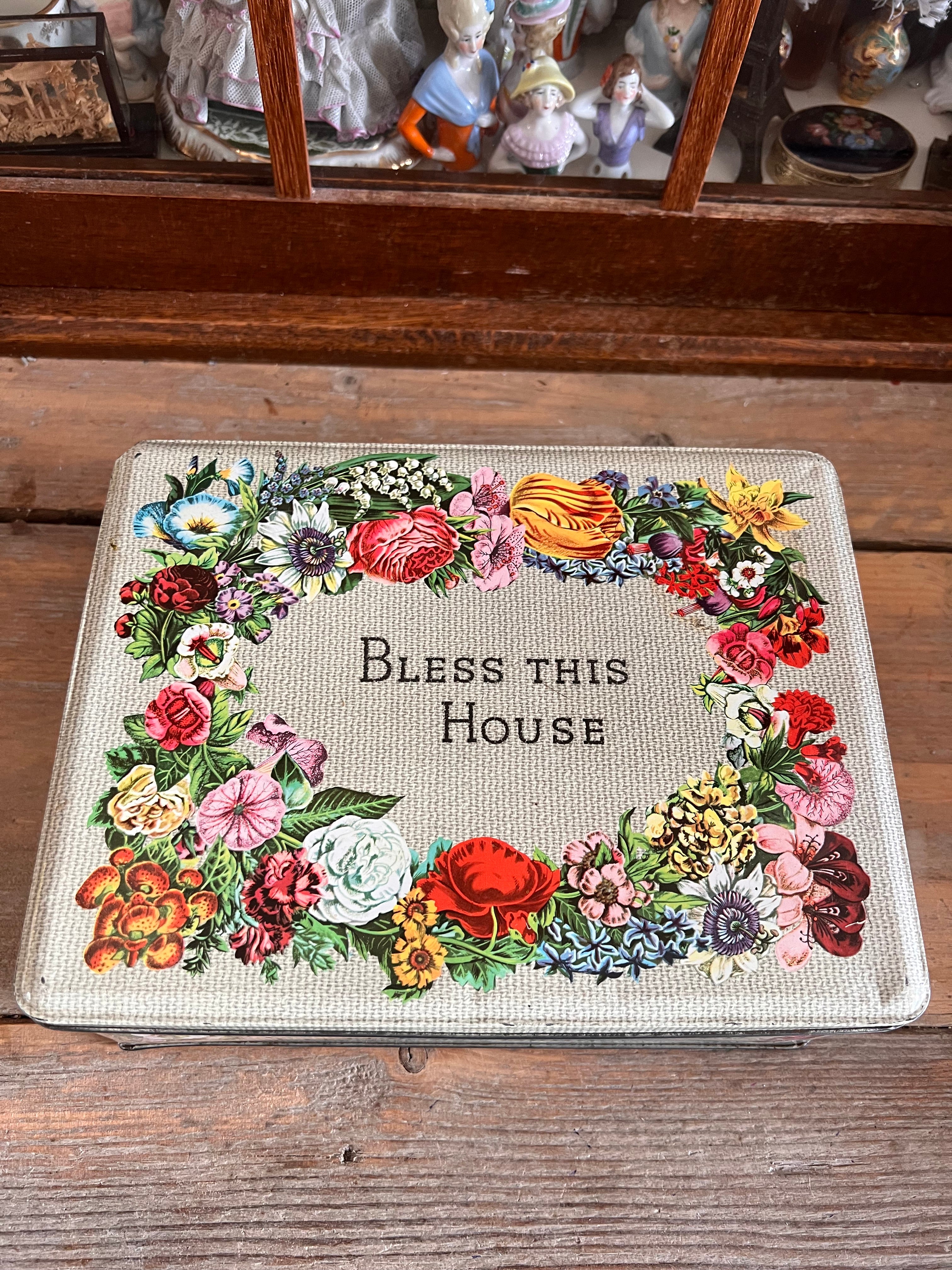 Vintage blik "Bless this House"